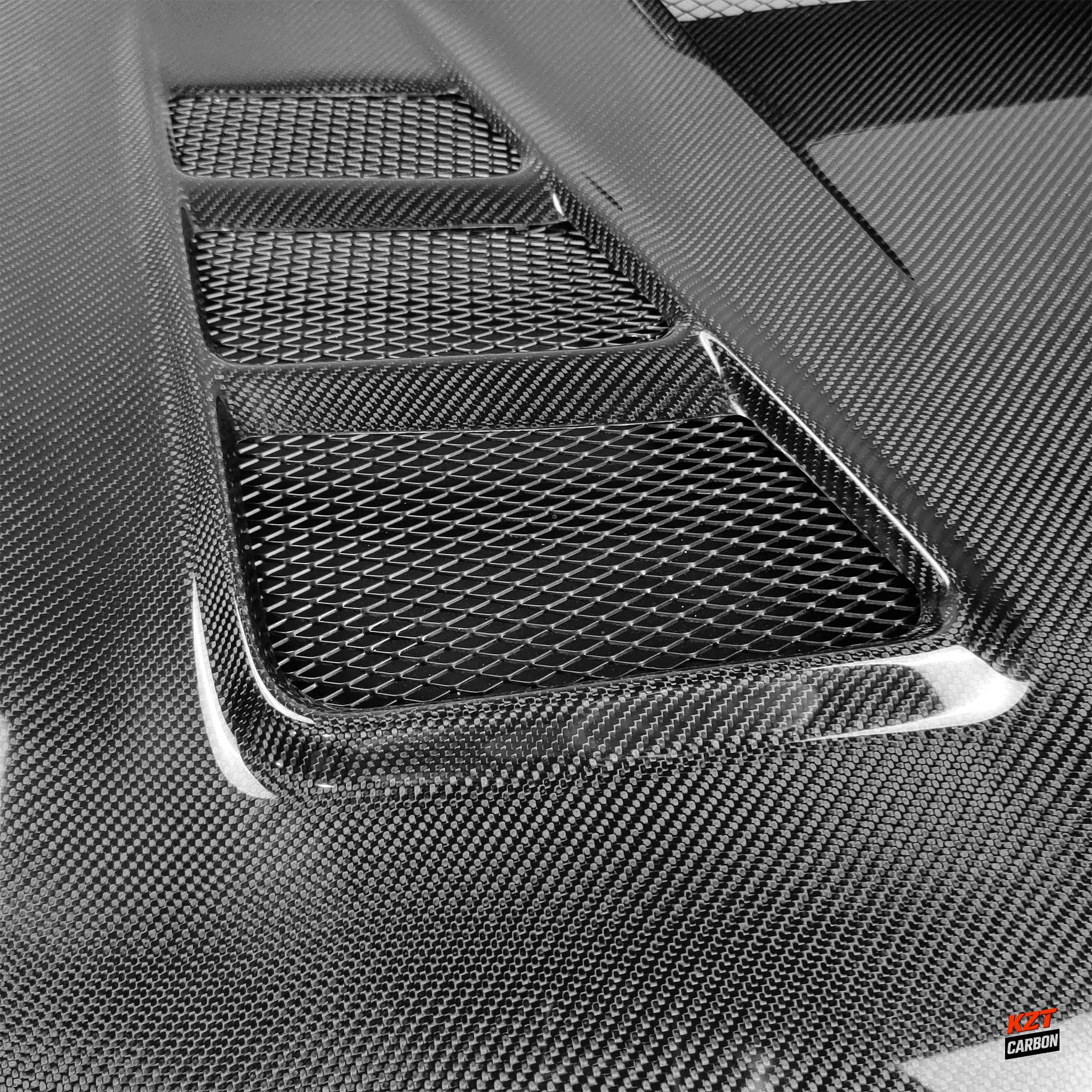 For Subaru Impreza GD 2001-07 WRX STI Carbon M Type Front Vented Cooling Hood