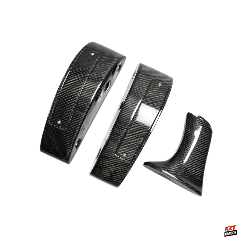 For 2008-2023 Nissan GTR R35 OEM Style Rear Trunk Spoiler Stand Base 3PCS