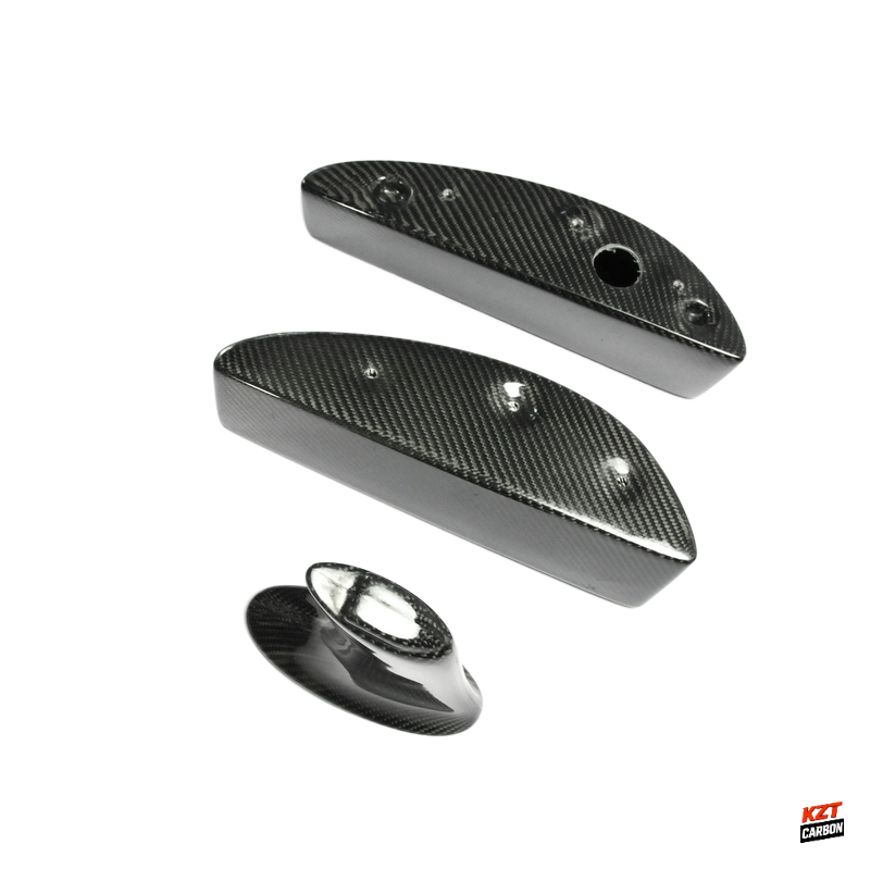 For 2008-2023 Nissan GTR R35 OEM Style Rear Trunk Spoiler Stand Base 3PCS