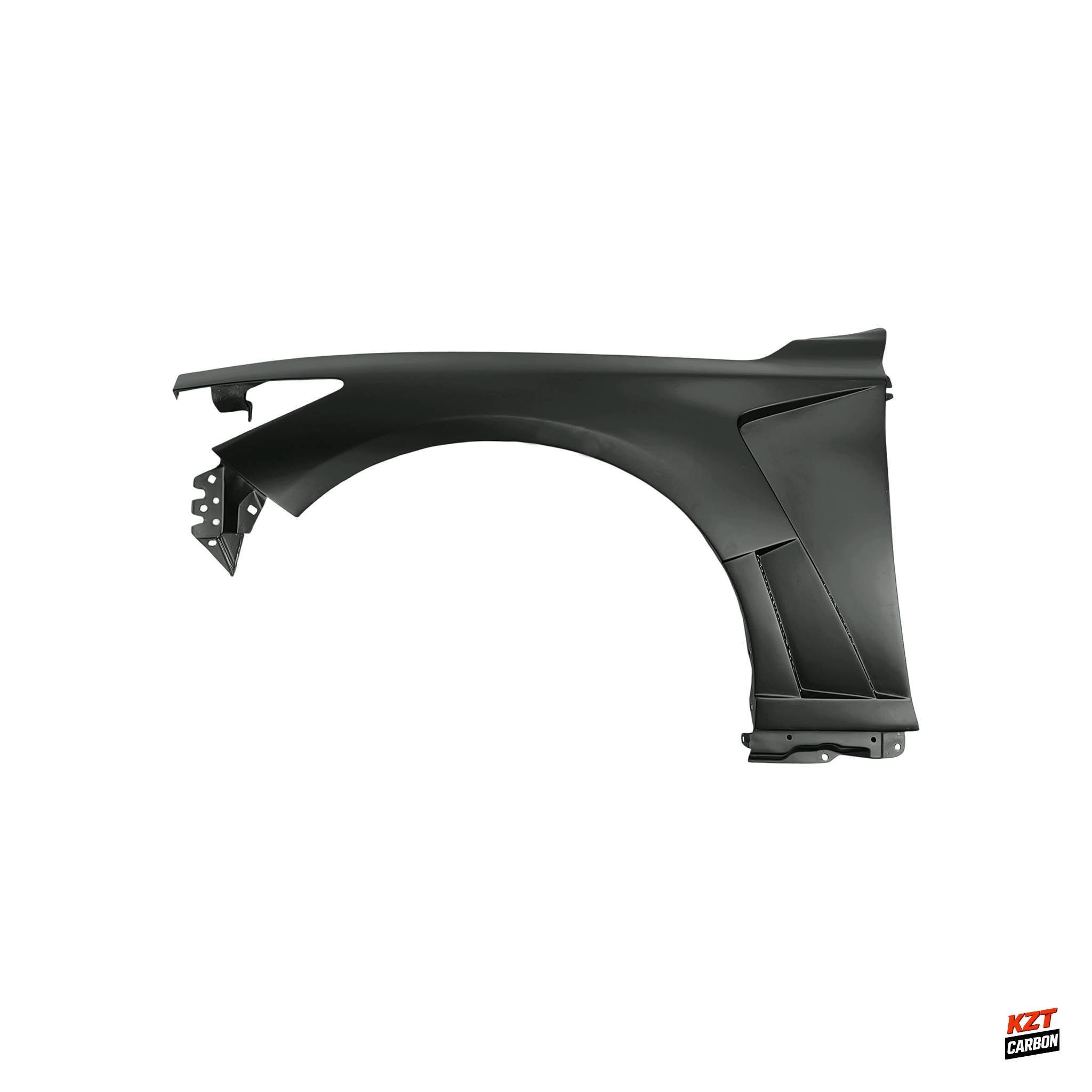 For Infiniti Q50 2013-24 KZ Style Fiberglass Unpaint Front Bumper Fender Pair