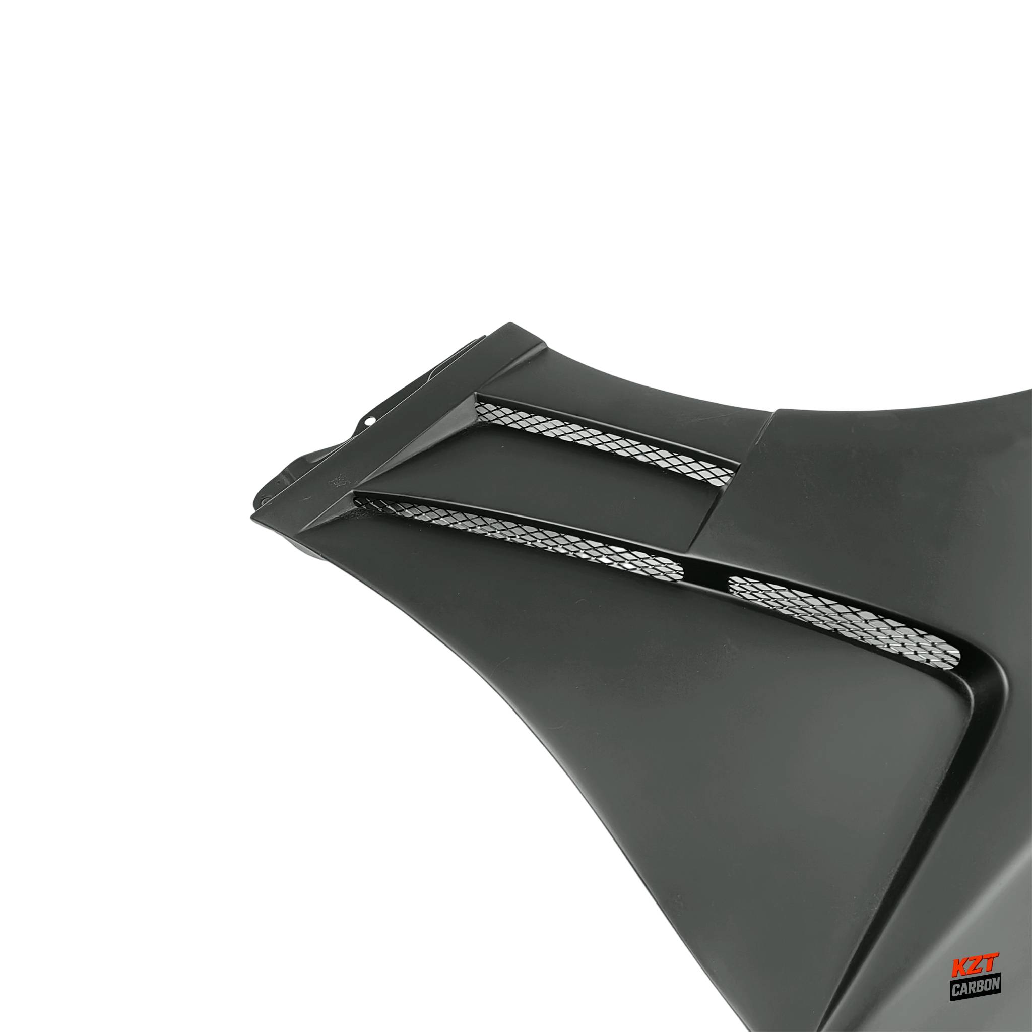 For Infiniti Q50 2013-24 KZ Style Fiberglass Unpaint Front Bumper Fender Pair