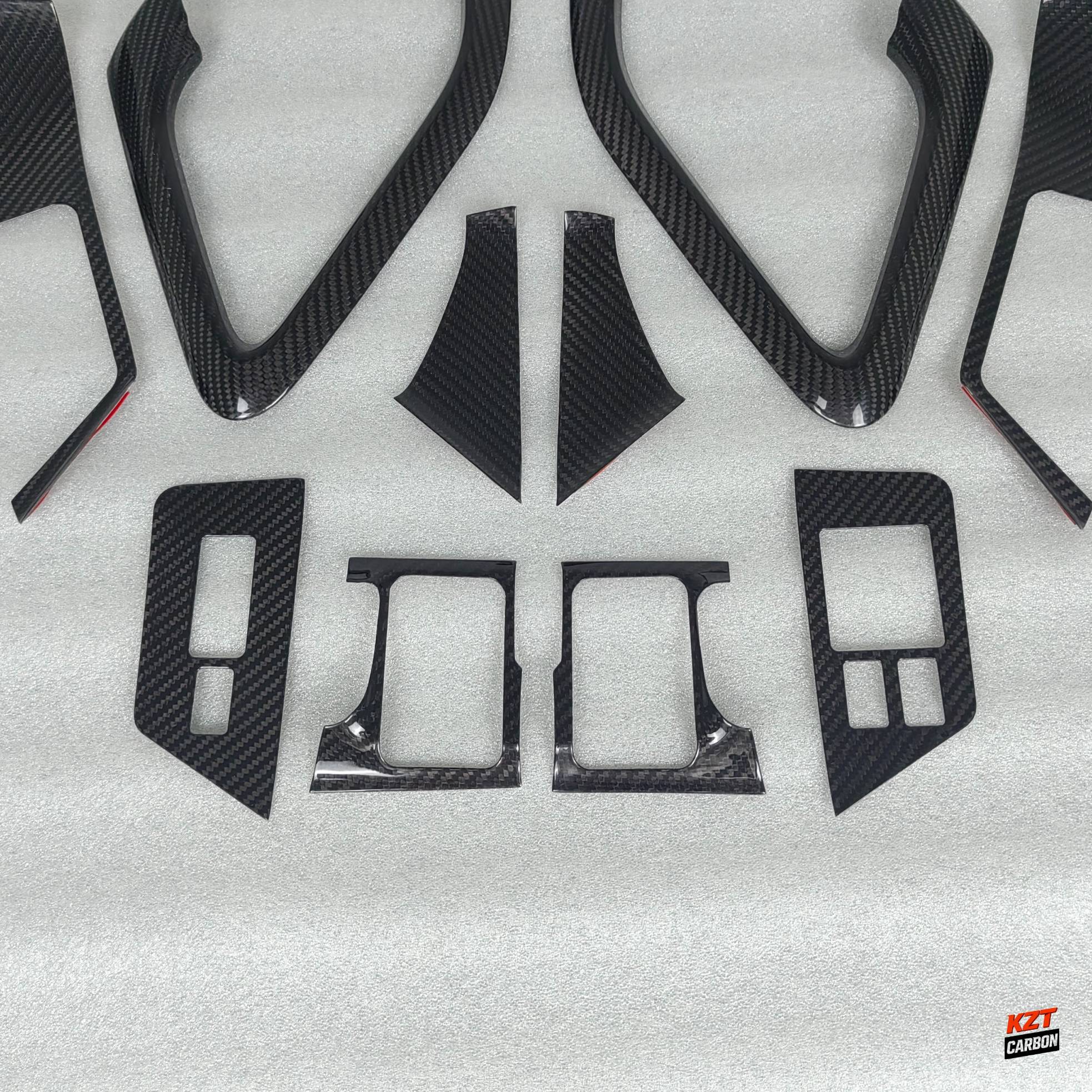 For Nissan R35 GTR 2009-2016(LHD Only) Interior Trim Panel Kits 10pcs Dry Carbon