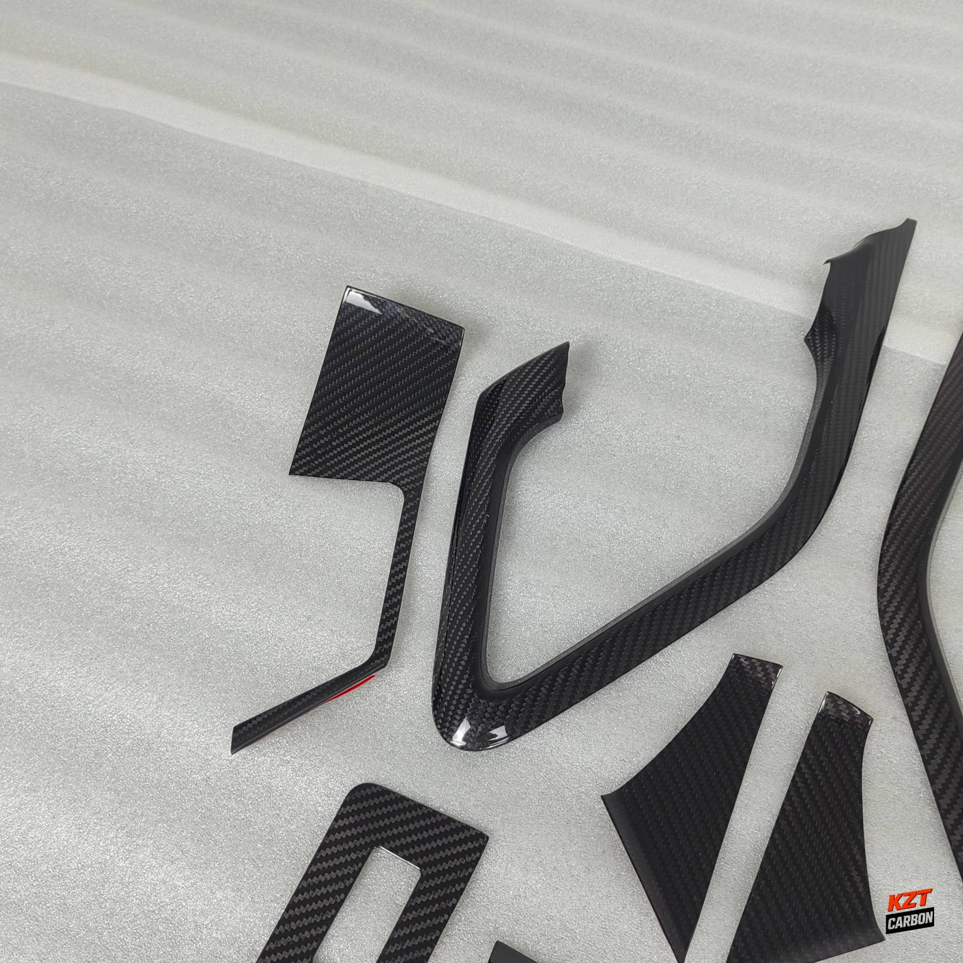 For Nissan R35 GTR 2009-2016(LHD Only) Interior Trim Panel Kits 10pcs Dry Carbon