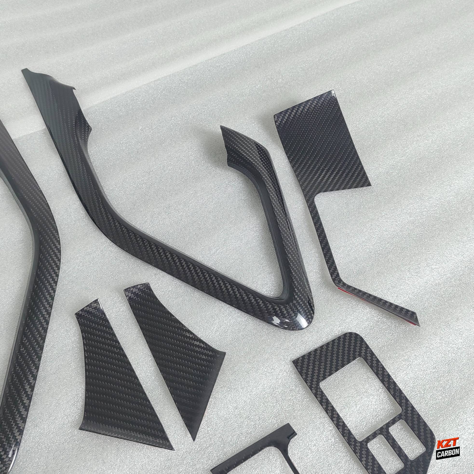 For Nissan R35 GTR 2009-2016(LHD Only) Interior Trim Panel Kits 10pcs Dry Carbon
