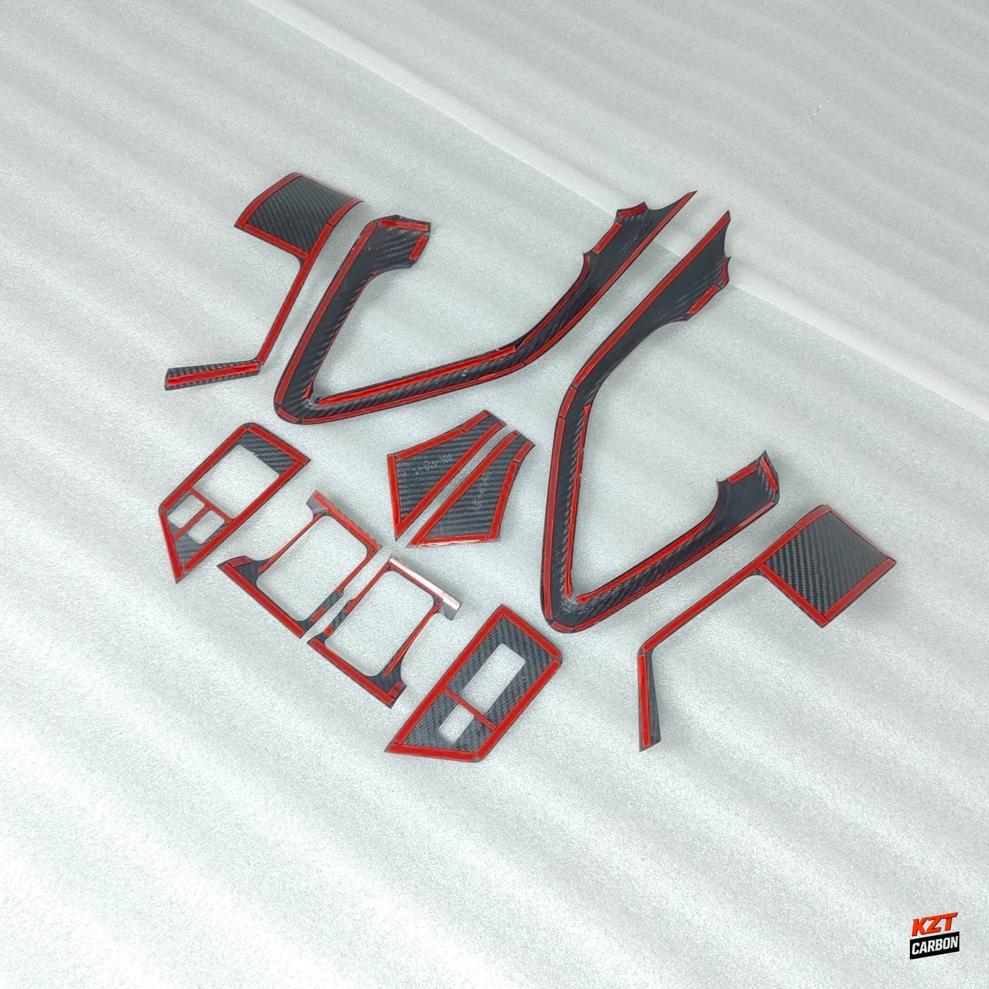 For Nissan R35 GTR 2009-2016(LHD Only) Interior Trim Panel Kits 10pcs Dry Carbon