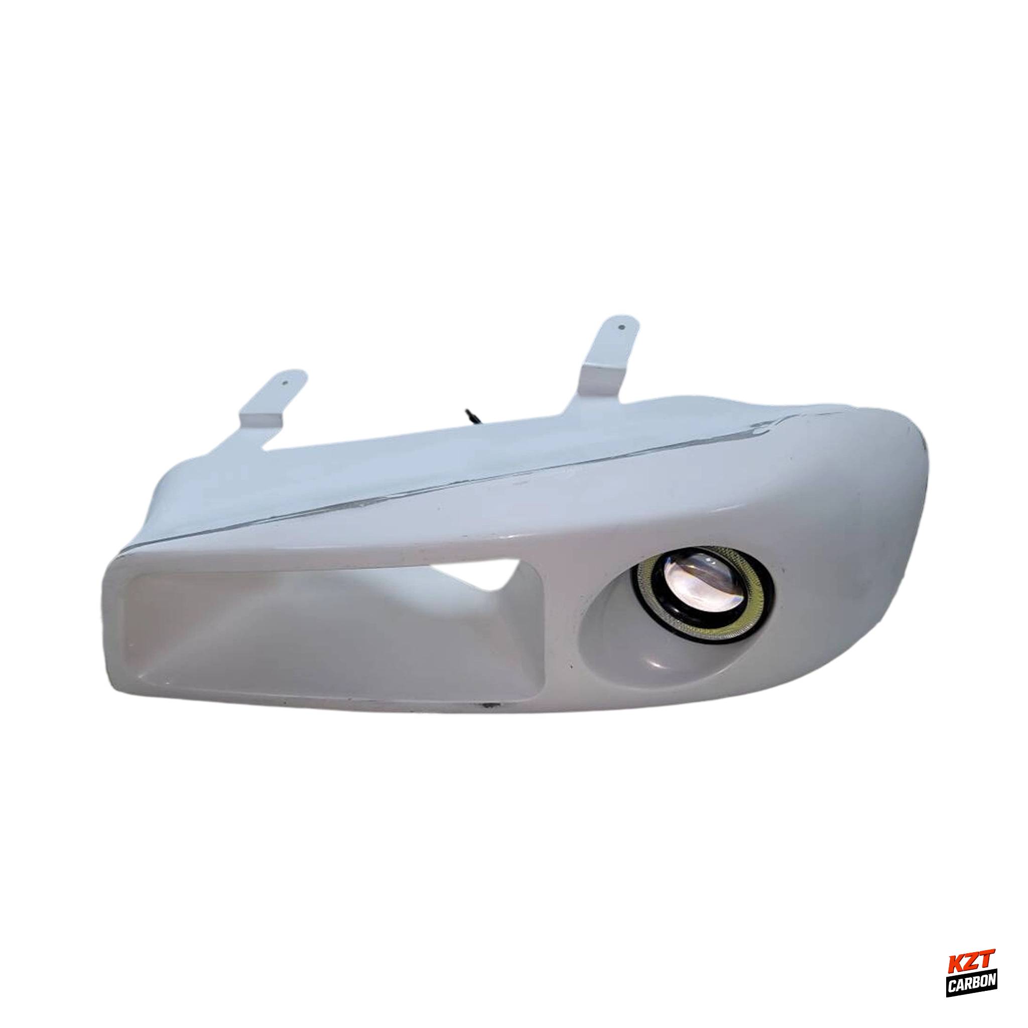 For Skyline R34 GTR GTT Fiberglass KZ Headlamp Air Intake With Led Duct LHS