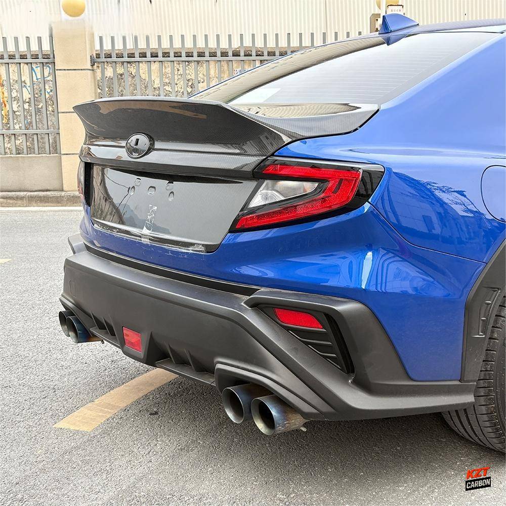 For Subaru WRX STI 21-24 VB VBH Fiberglass Rear Trunk Ducktail With Garnish