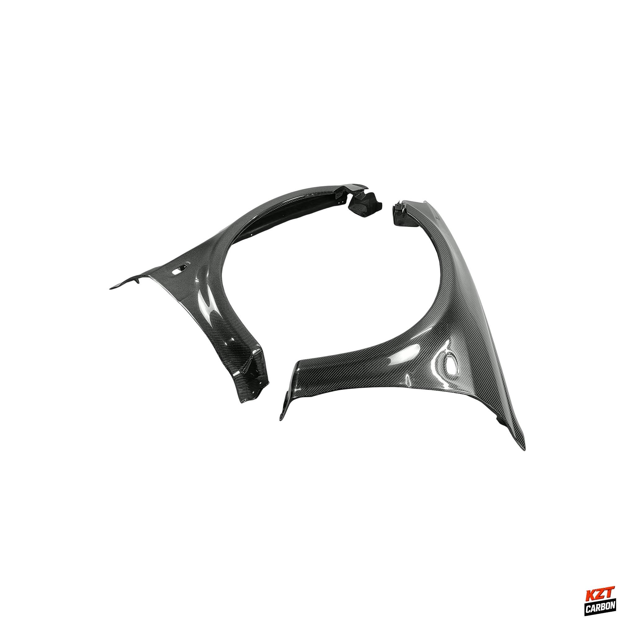 For Mitsubishi Evolution EVO 5 6 OEM Style Carbon Fiber Front Fender Pair