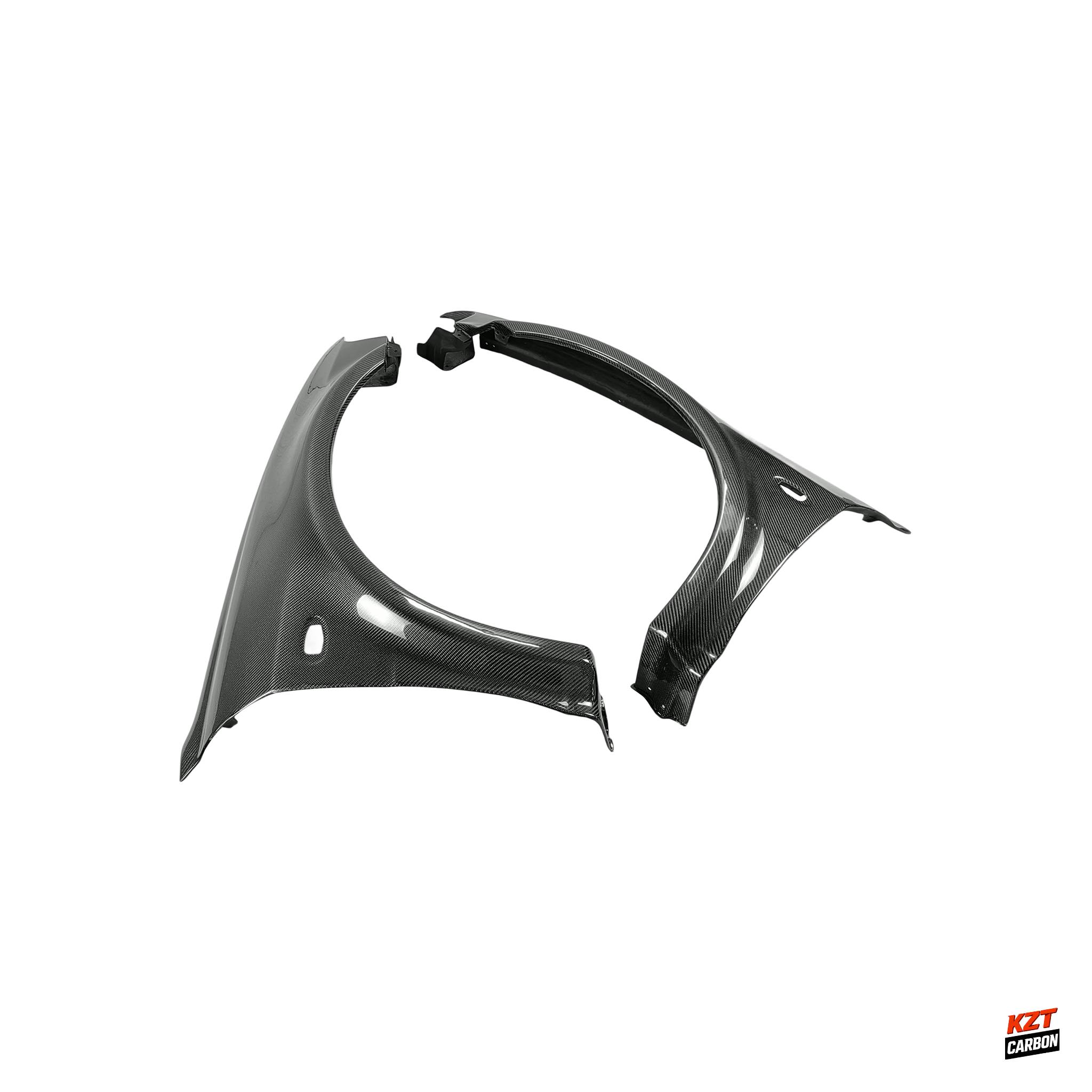 For Mitsubishi Evolution EVO 5 6 OEM Style Carbon Fiber Front Fender Pair