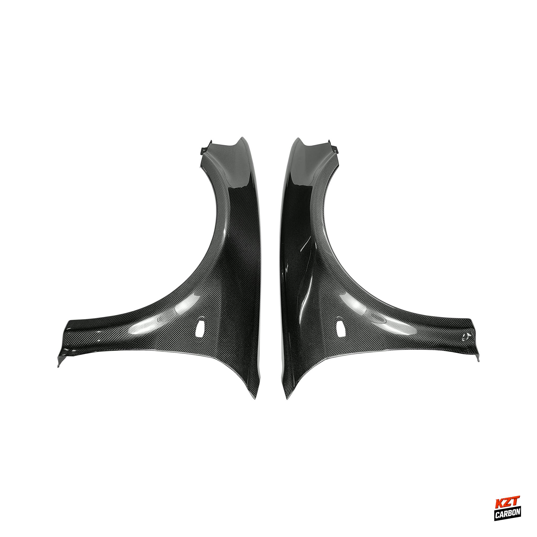 For Mitsubishi Evolution EVO 5 6 OEM Style Carbon Fiber Front Fender Pair