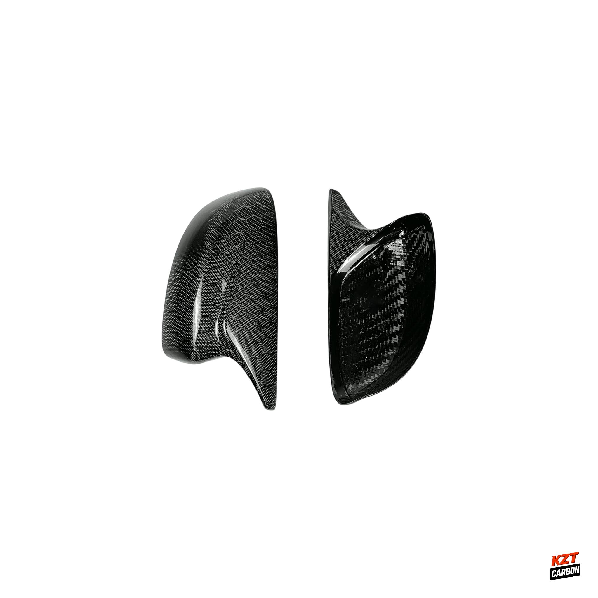 For Infiniti G37 Q40 2 Door Only 08-13 KZ Honeycomb Carbon Side Mirror Cover