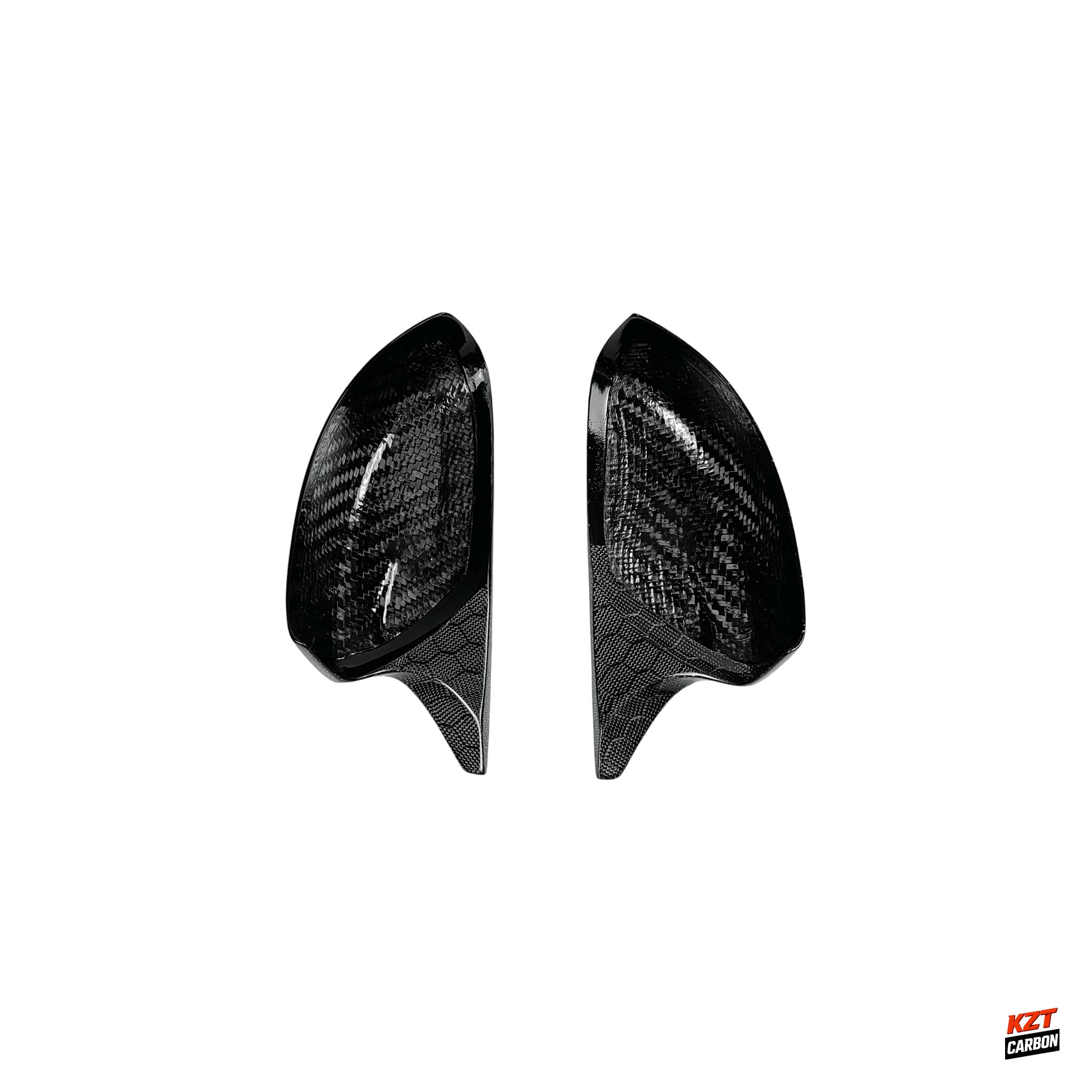 For Infiniti G37 Q40 2 Door Only 08-13 KZ Honeycomb Carbon Side Mirror Cover