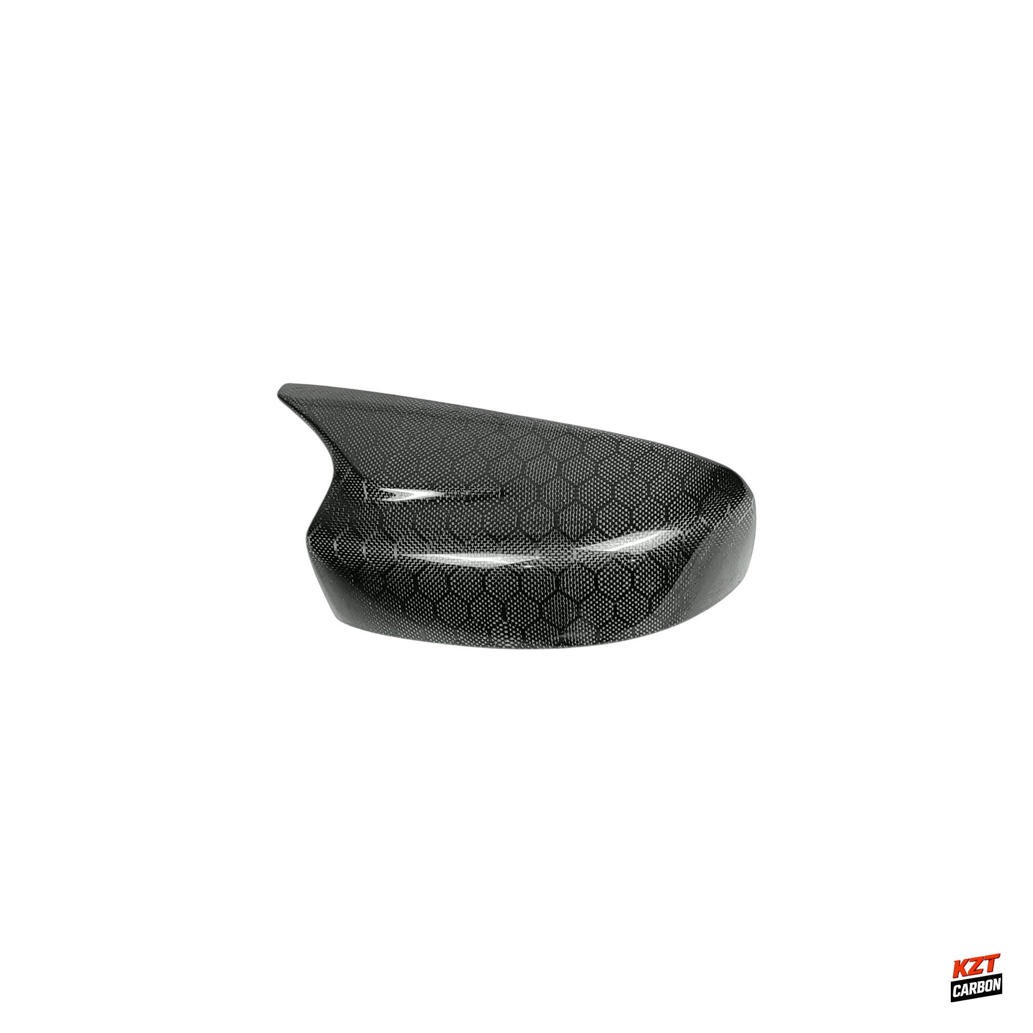 For Infiniti G37 Q40 2 Door Only 08-13 KZ Honeycomb Carbon Side Mirror Cover