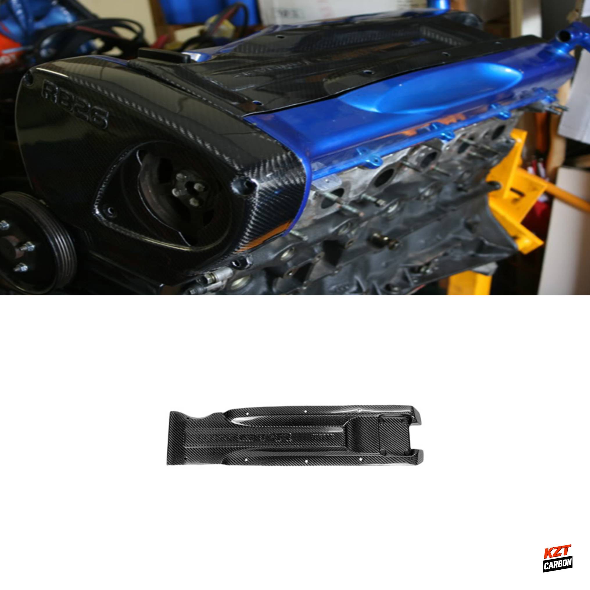 For Nissan Skyline R34 R33 Engine RB26 DETT Carbon Fiber Plug Cover Interior Kit