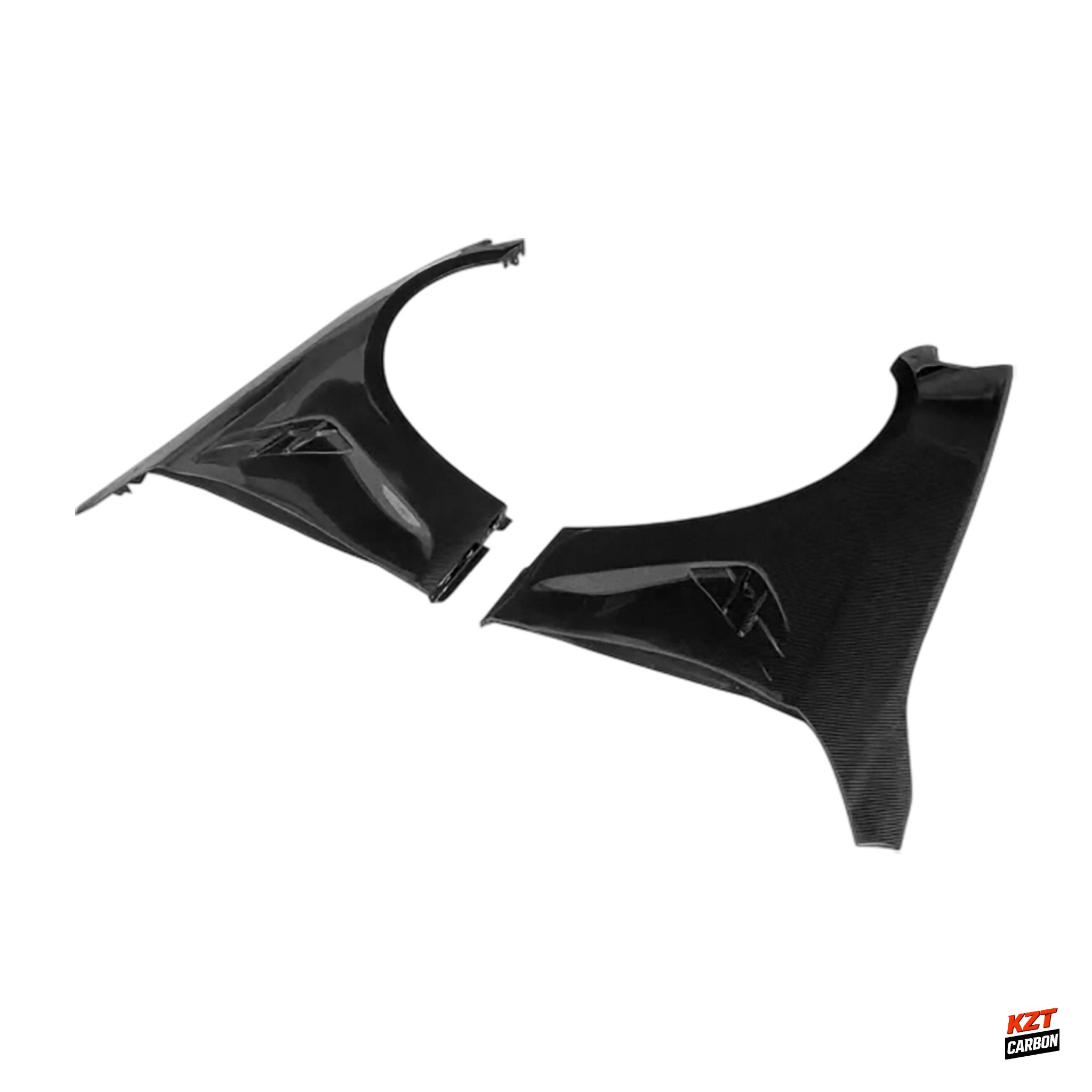 For BMW 5 Series G30 18-24 Sedan Carbon XSJ Style Front Bumper Side Fender Pair