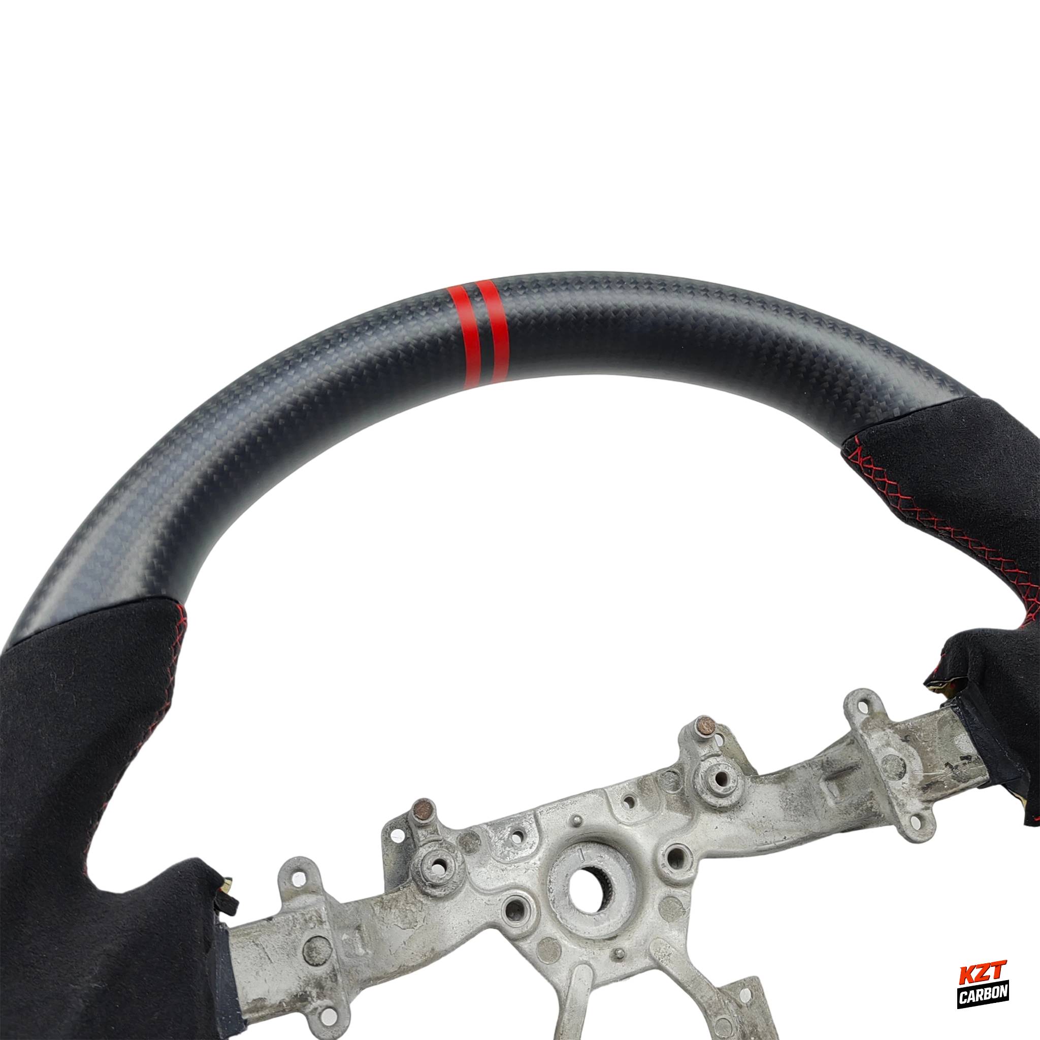 For Nissan GTR R35 CBA DBA 07-16 Matte Carbon D Style Steering Wheel Replacement