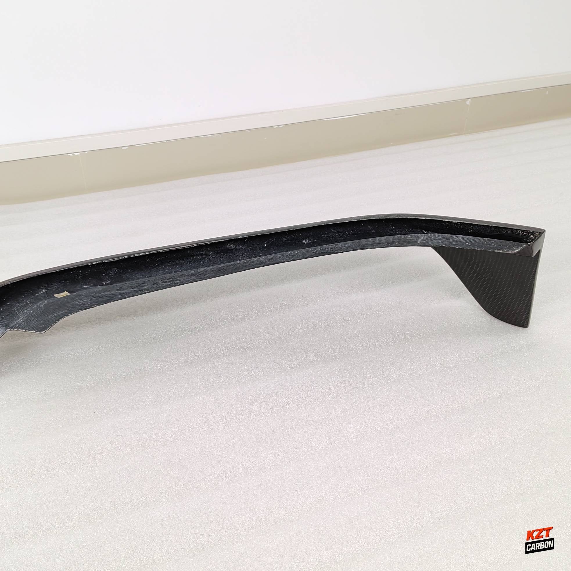 For Audi S4 B9 17-19 Sedan Carbon Fiber KZ Style Front Bumper Lip