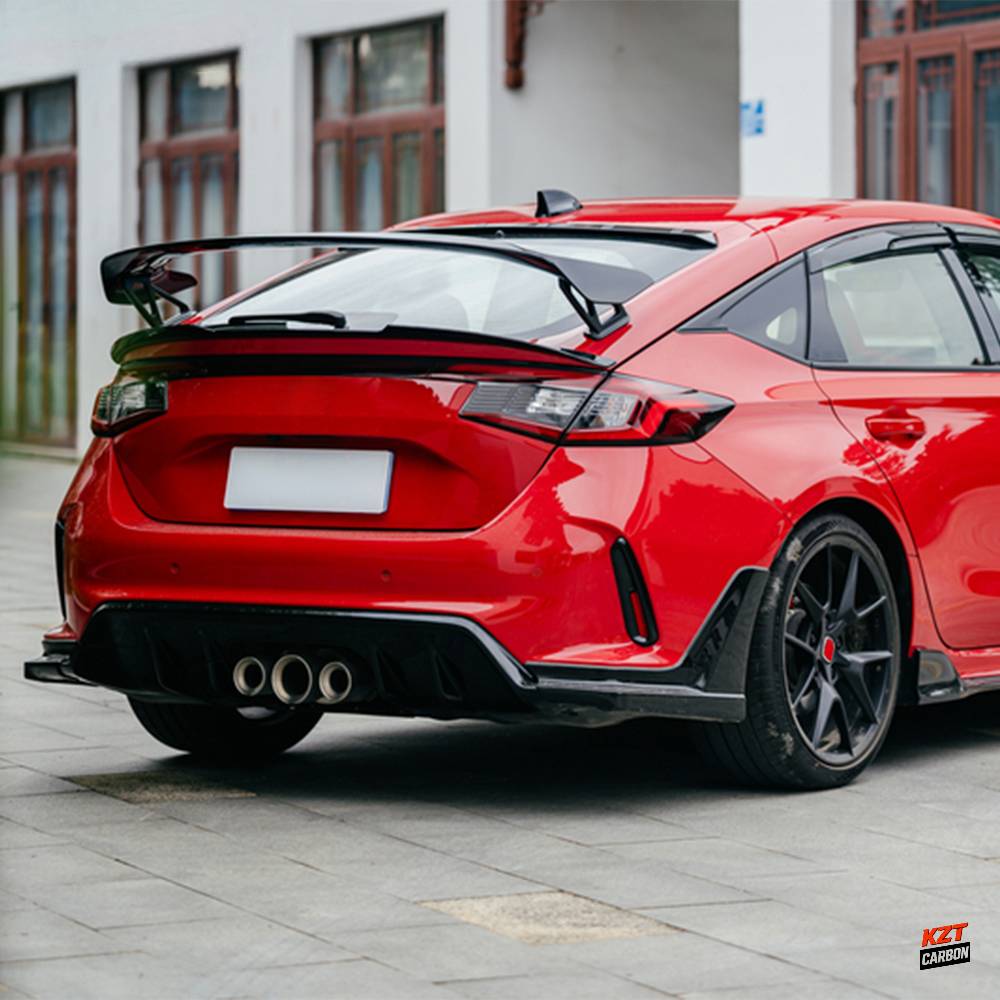 For Honda Civic Type R FL5 2023-24 ABS L Style Rear Trunk Wing Spoiler Blade