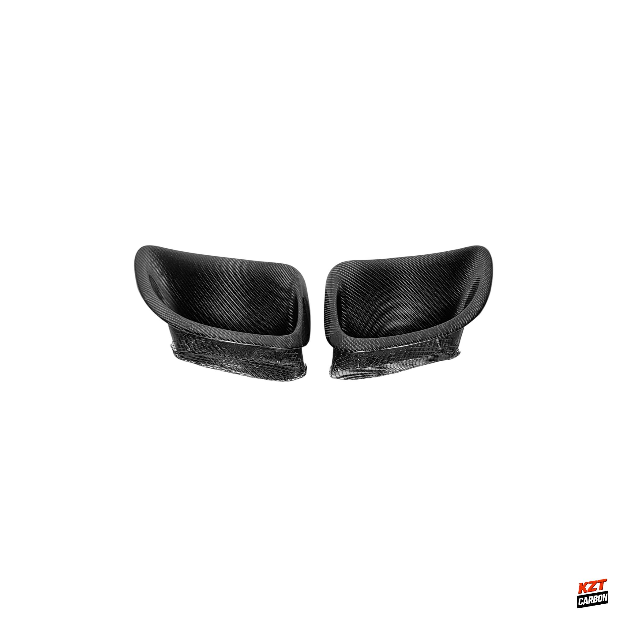 For Porsche 911 996 Turbo 01-05 Carbon OE Style Rear Doorsat Fender Vents Ducts