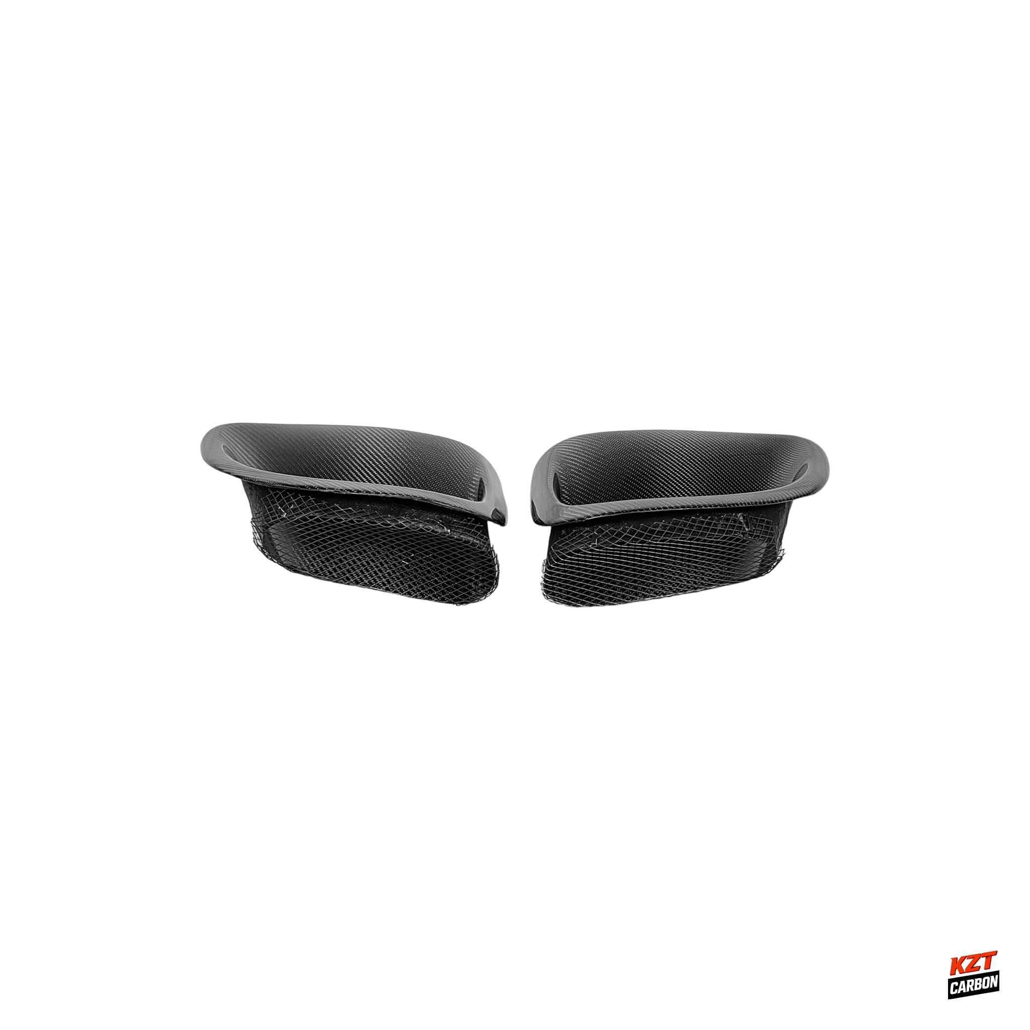 For Porsche 911 996 Turbo 01-05 Carbon OE Style Rear Doorsat Fender Vents Ducts