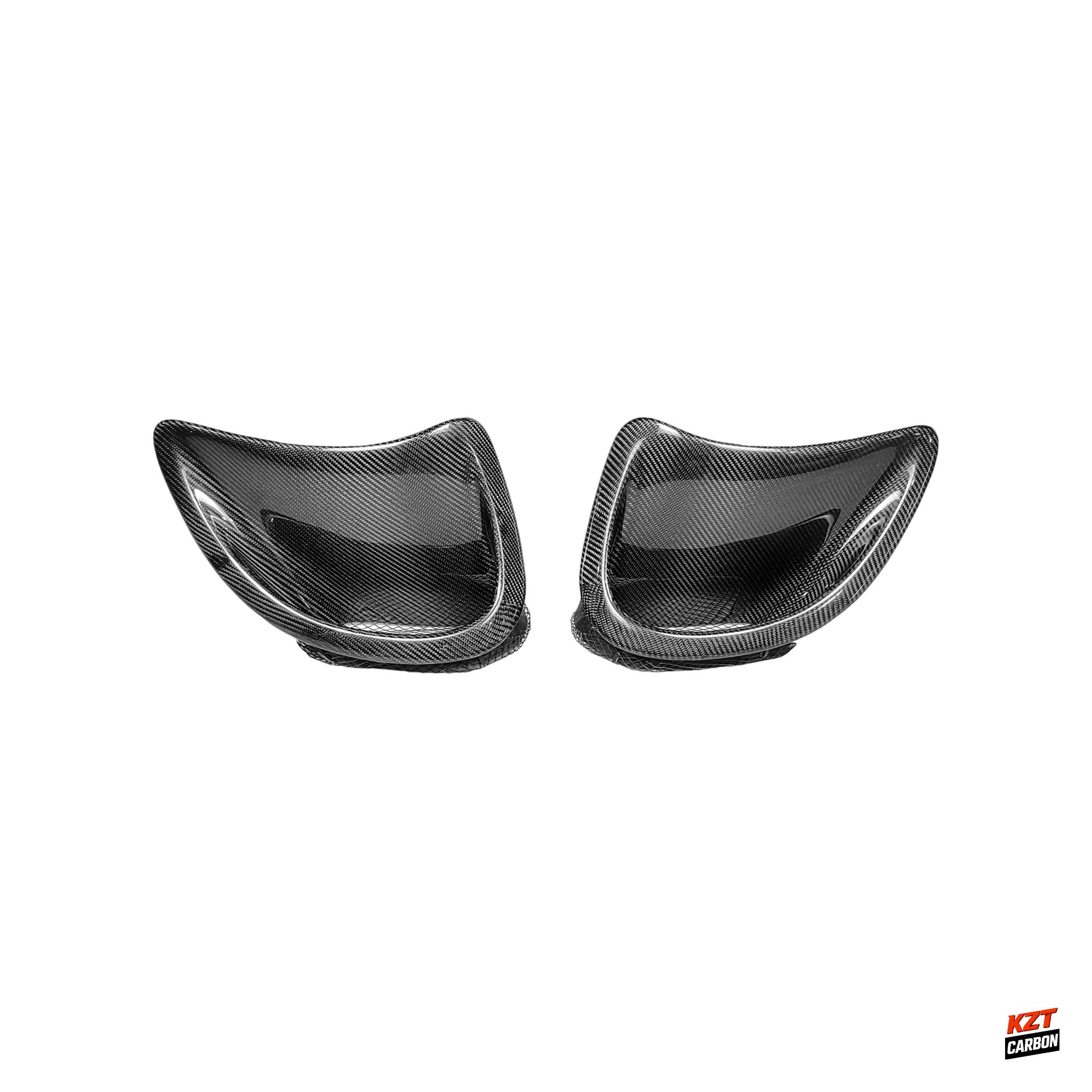 For Porsche 911 996 Turbo 01-05 Carbon OE Style Rear Doorsat Fender Vents Ducts