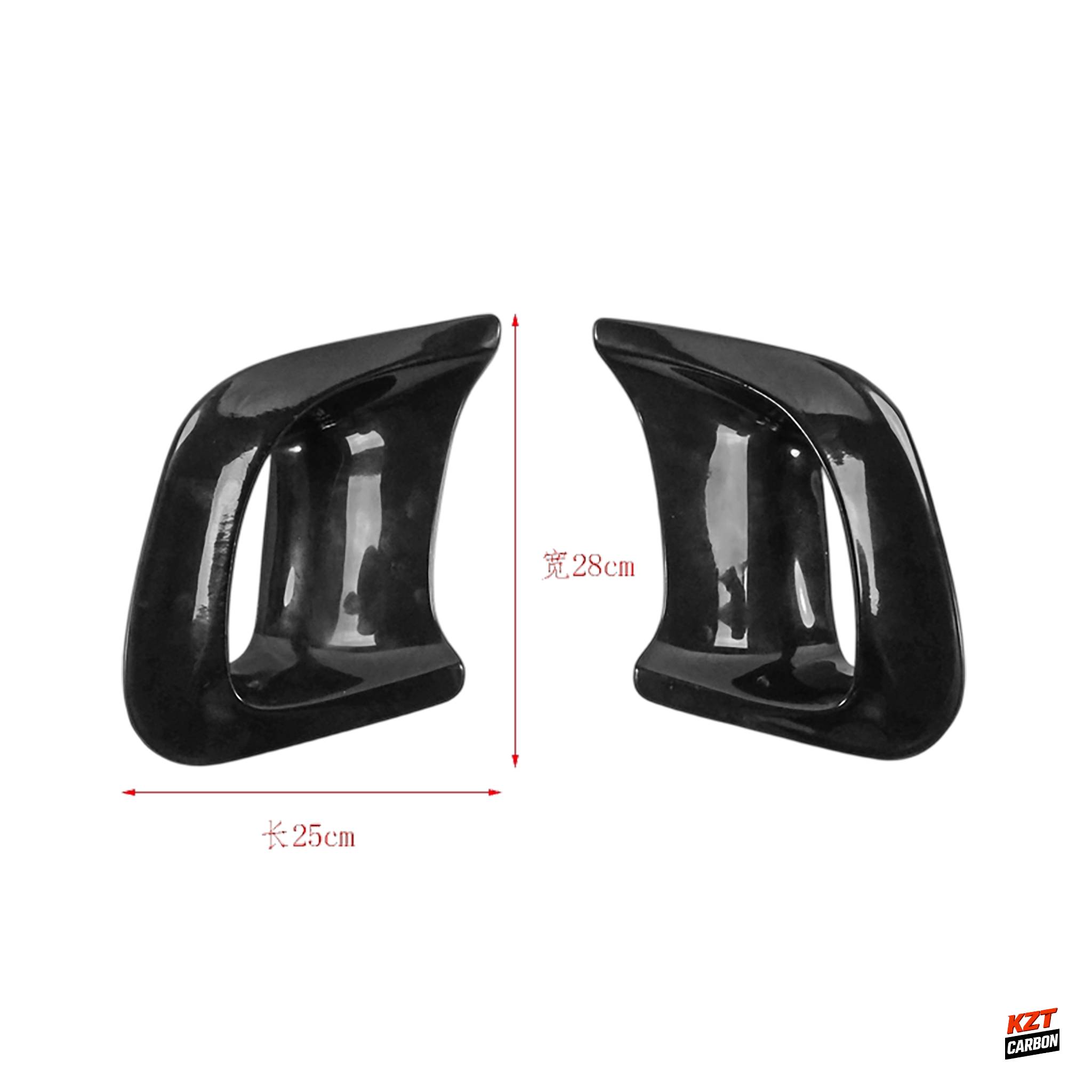 For Mazda RX-7 FD3S RE Style Fiberglass Unpaint Front Fender Big Outlet Ducts