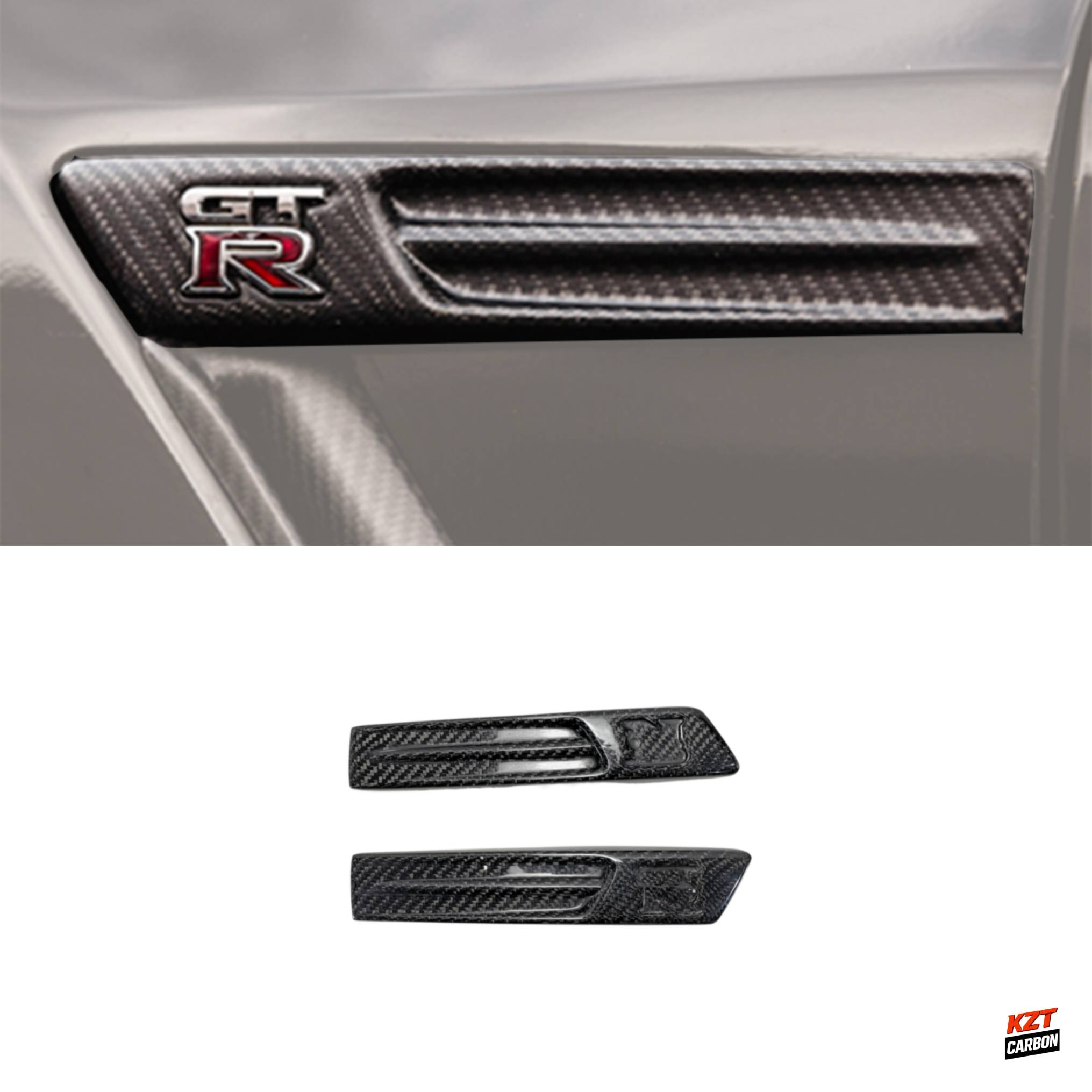 For R35 GTR Logo Fender Emblem Replacemnet