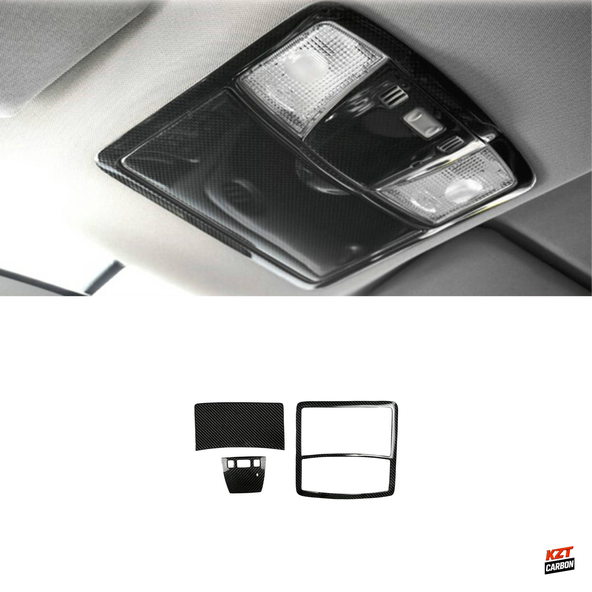 For Nissan GTR R35 (08-16 Only) Carbon Inner Roof Map Light Surround Trim (3pcs)