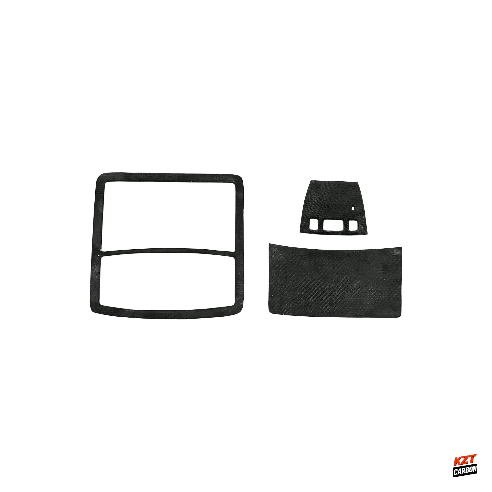 For Nissan GTR R35 (08-16 Only) Carbon Inner Roof Map Light Surround Trim (3pcs)