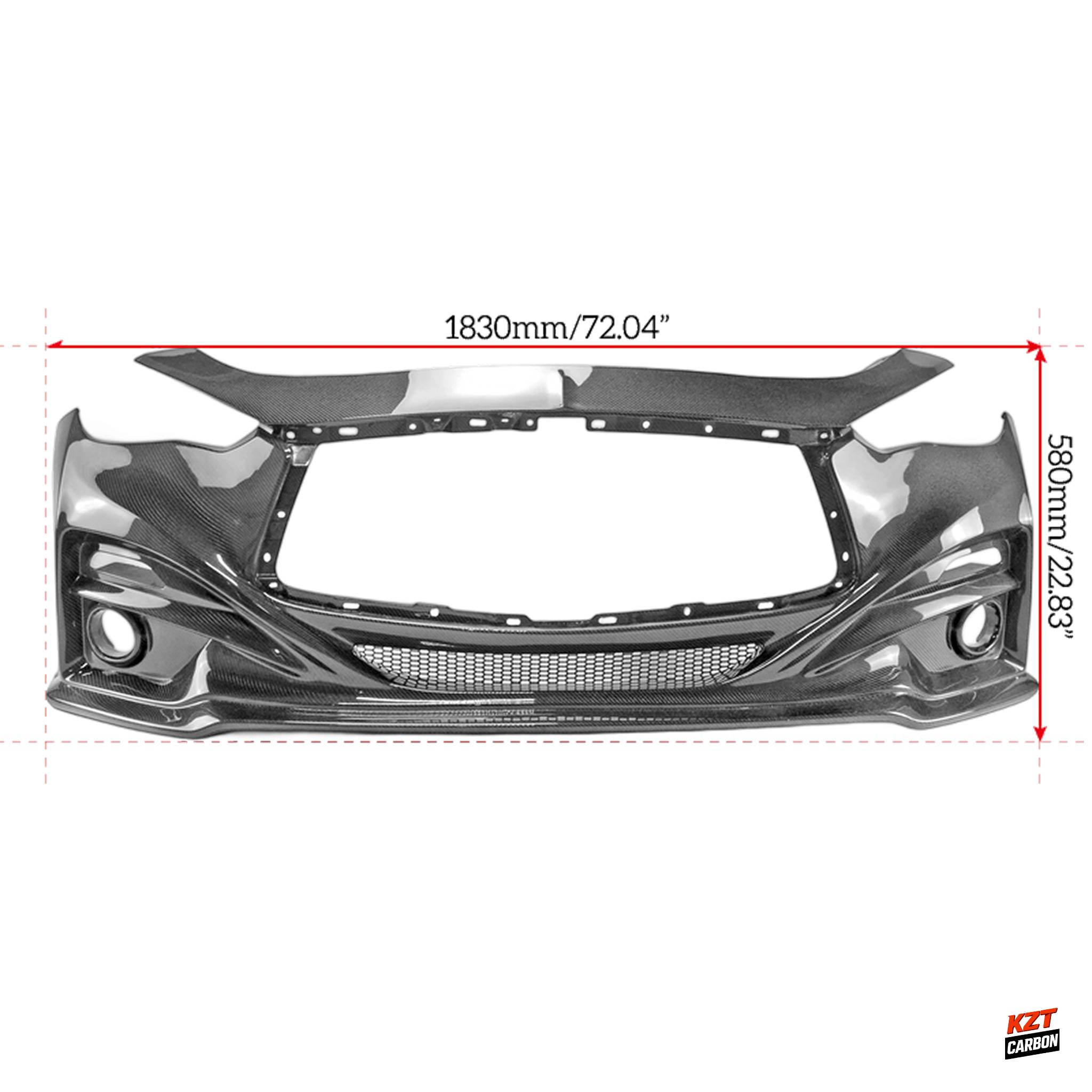 For Infiniti Q60 CV37 17 Onwards EPA2 Style Carbon Fiber Front Bumper Body Kits