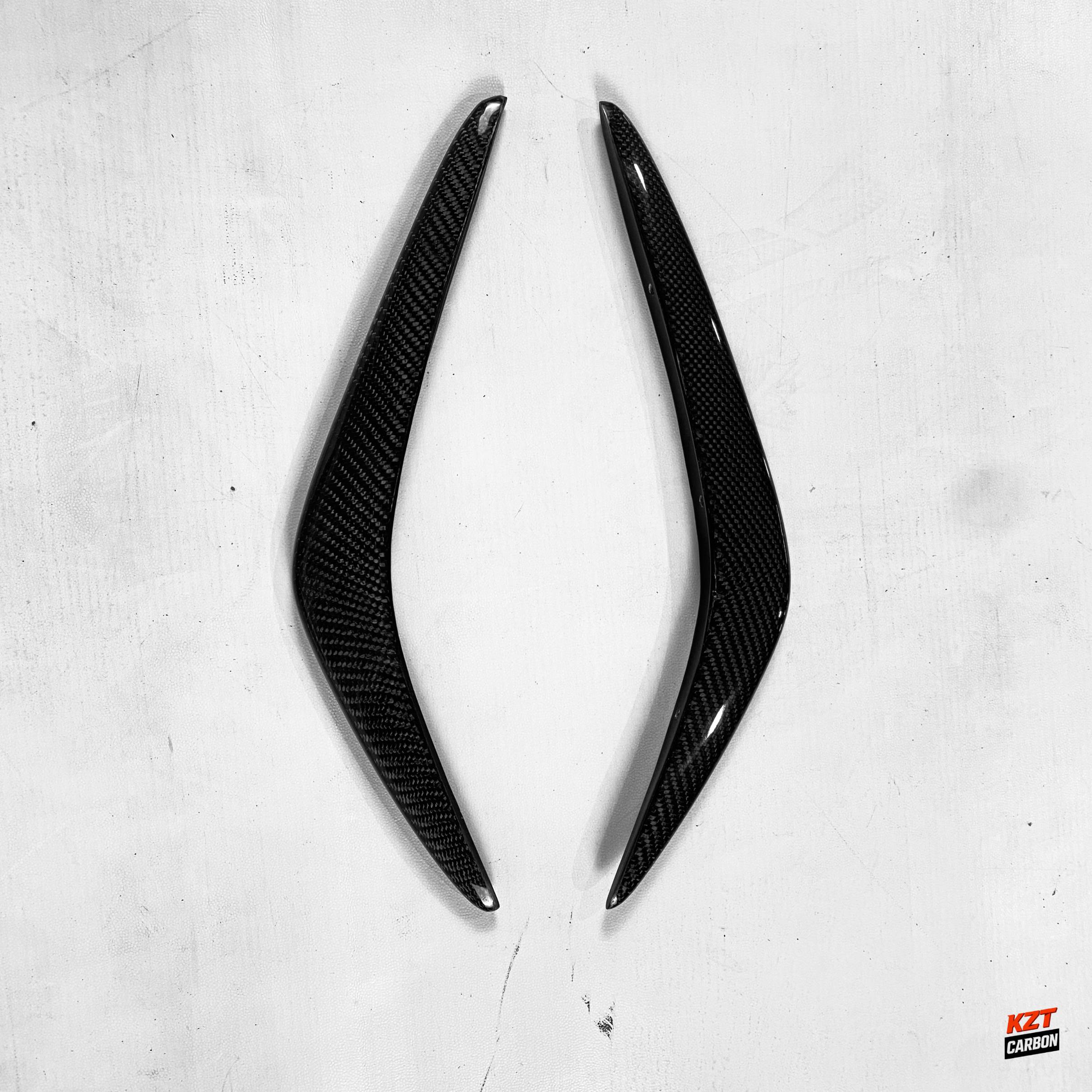 For R35 GTR AS Style Front Bumper Canard (Pre-facelift)