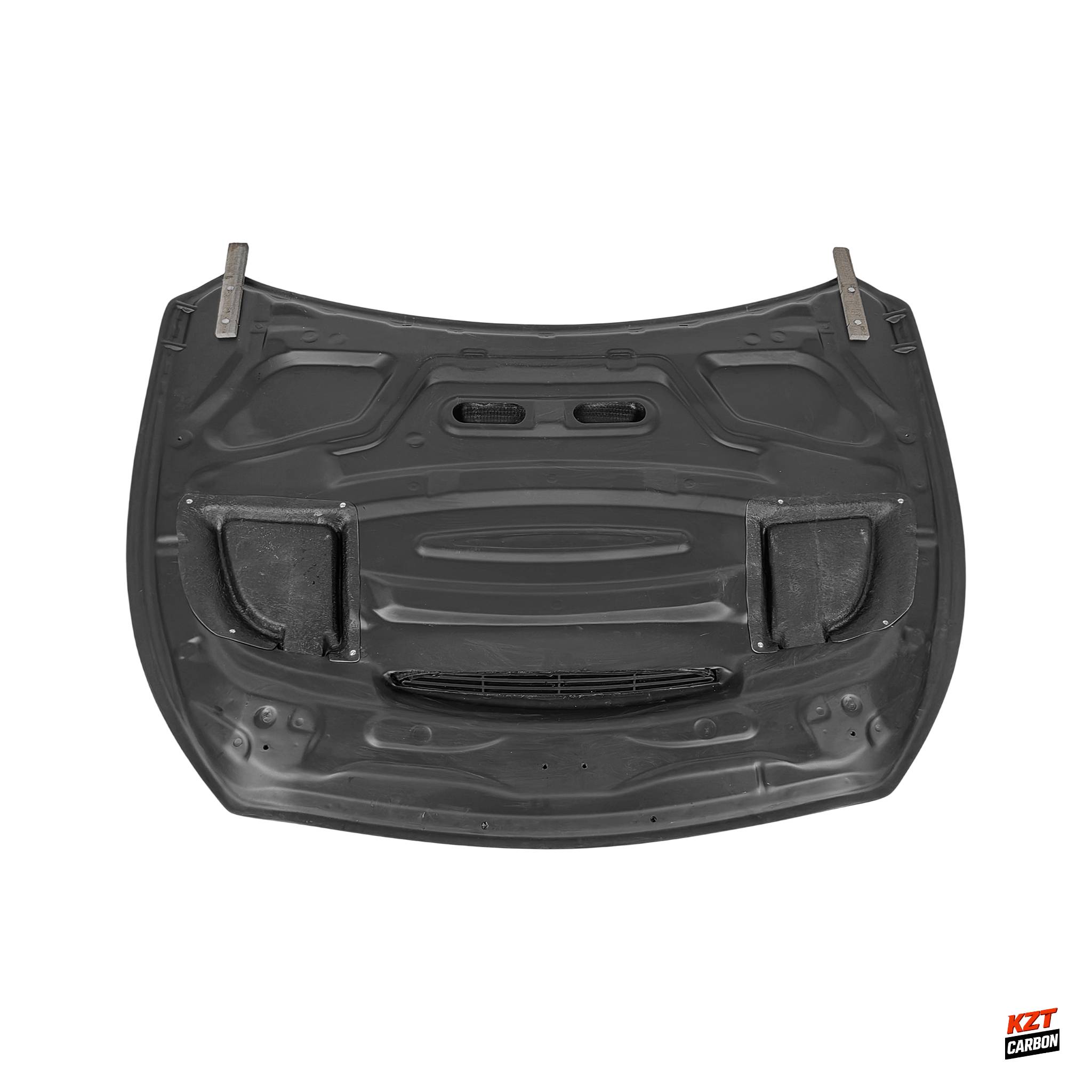 For Infiniti Q50 V37 AMS Style Carbon Fiber Front Bumper Vented Hood Bonnet