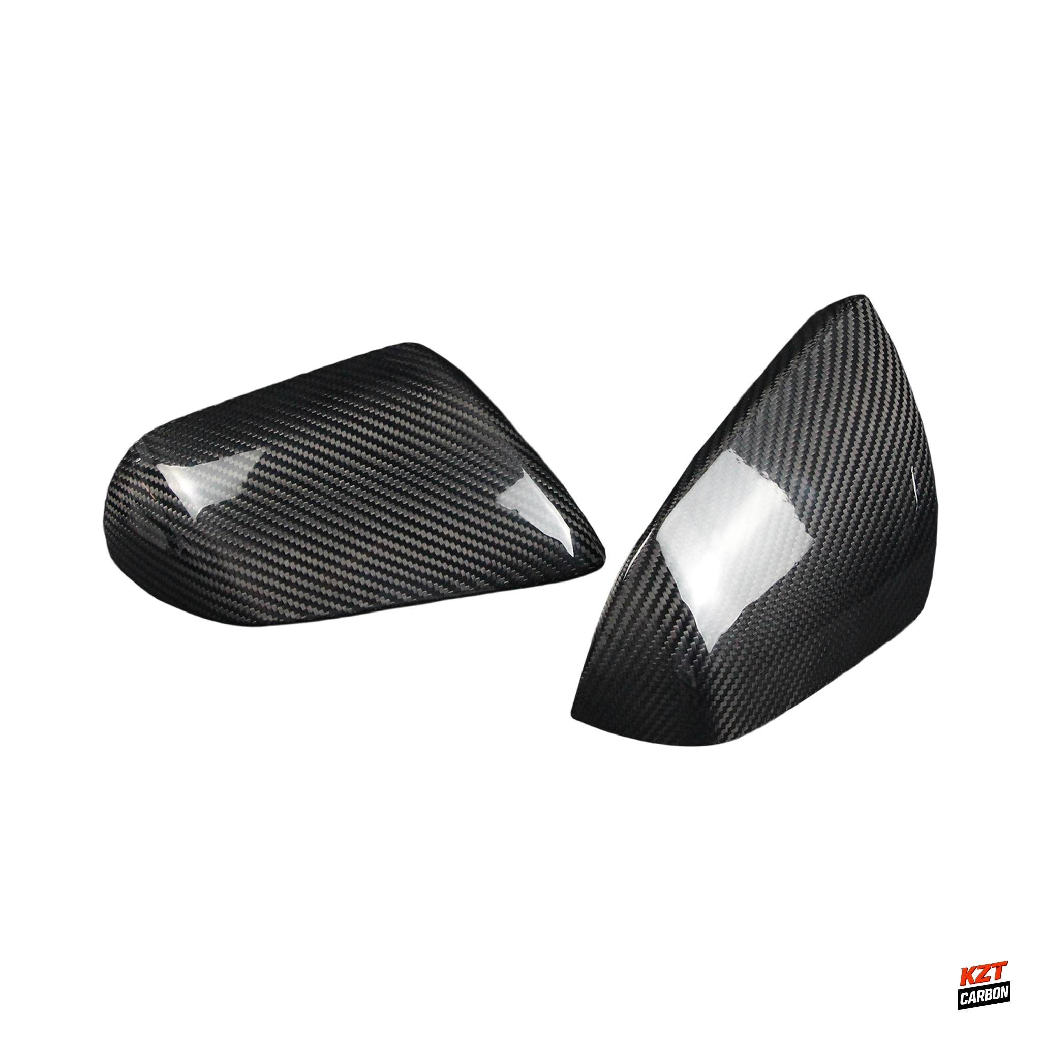 For Ford Mustang 2015-23 (With Mirror LED) Dry Carbon OE Side Rear Mirror Cover