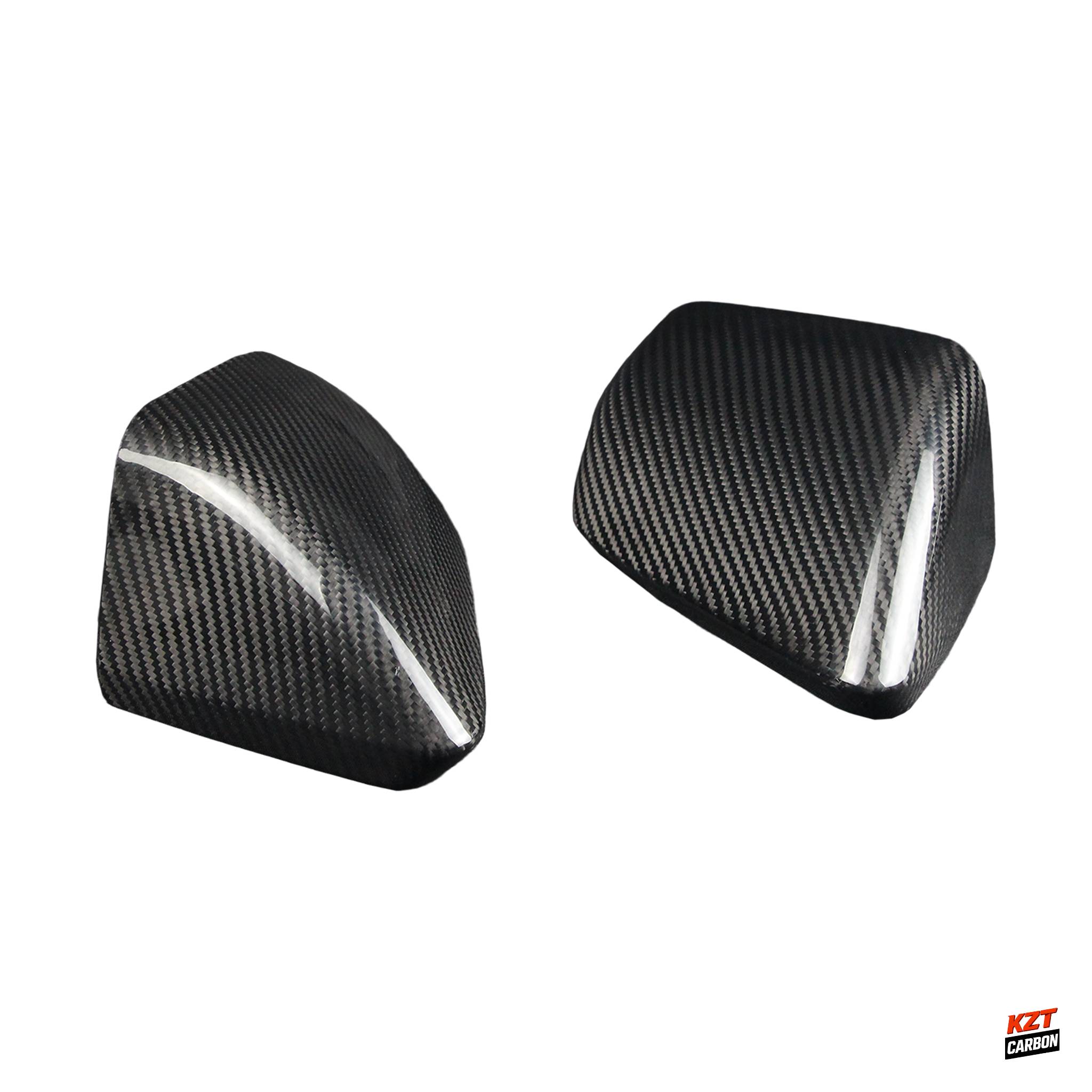 For Ford Mustang 2015-23 (With Mirror LED) Dry Carbon OE Side Rear Mirror Cover