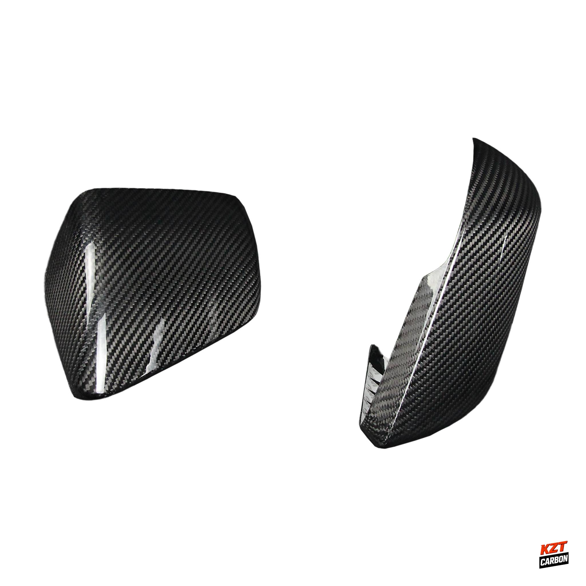 For Ford Mustang 2015-23 (With Mirror LED) Dry Carbon OE Side Rear Mirror Cover