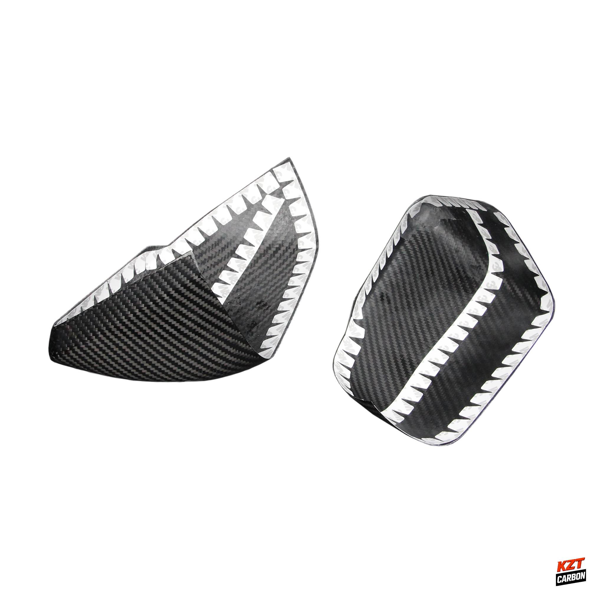 For Ford Mustang 2015-23 (With Mirror LED) Dry Carbon OE Side Rear Mirror Cover
