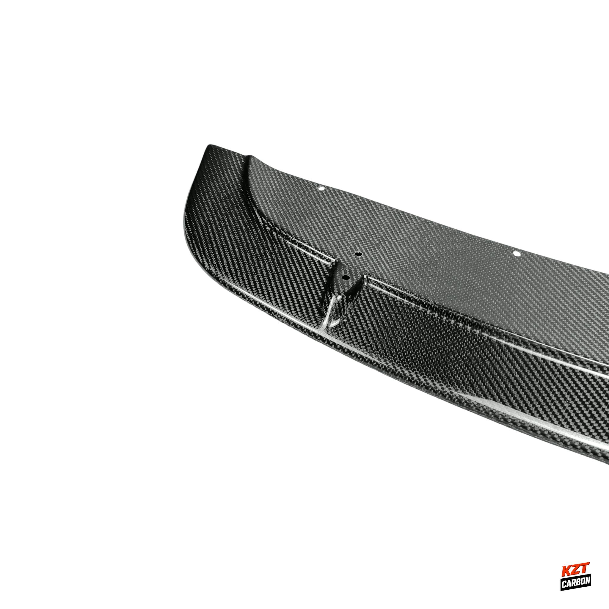 For BMW M2 F87 Coupe 2016-21 Carbon ST Style Front Bumper Center Lip Diffuser