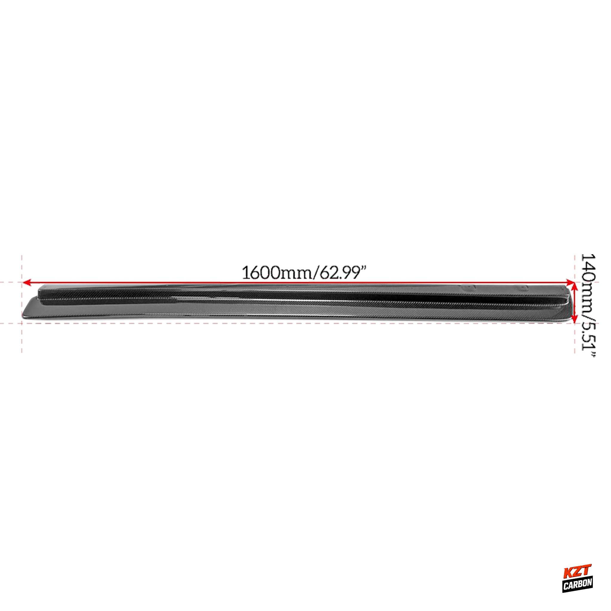 For Mazda MX5 NB Roadster 98-05 EPA Type Carbon Fiber Side Skirts Step Pair