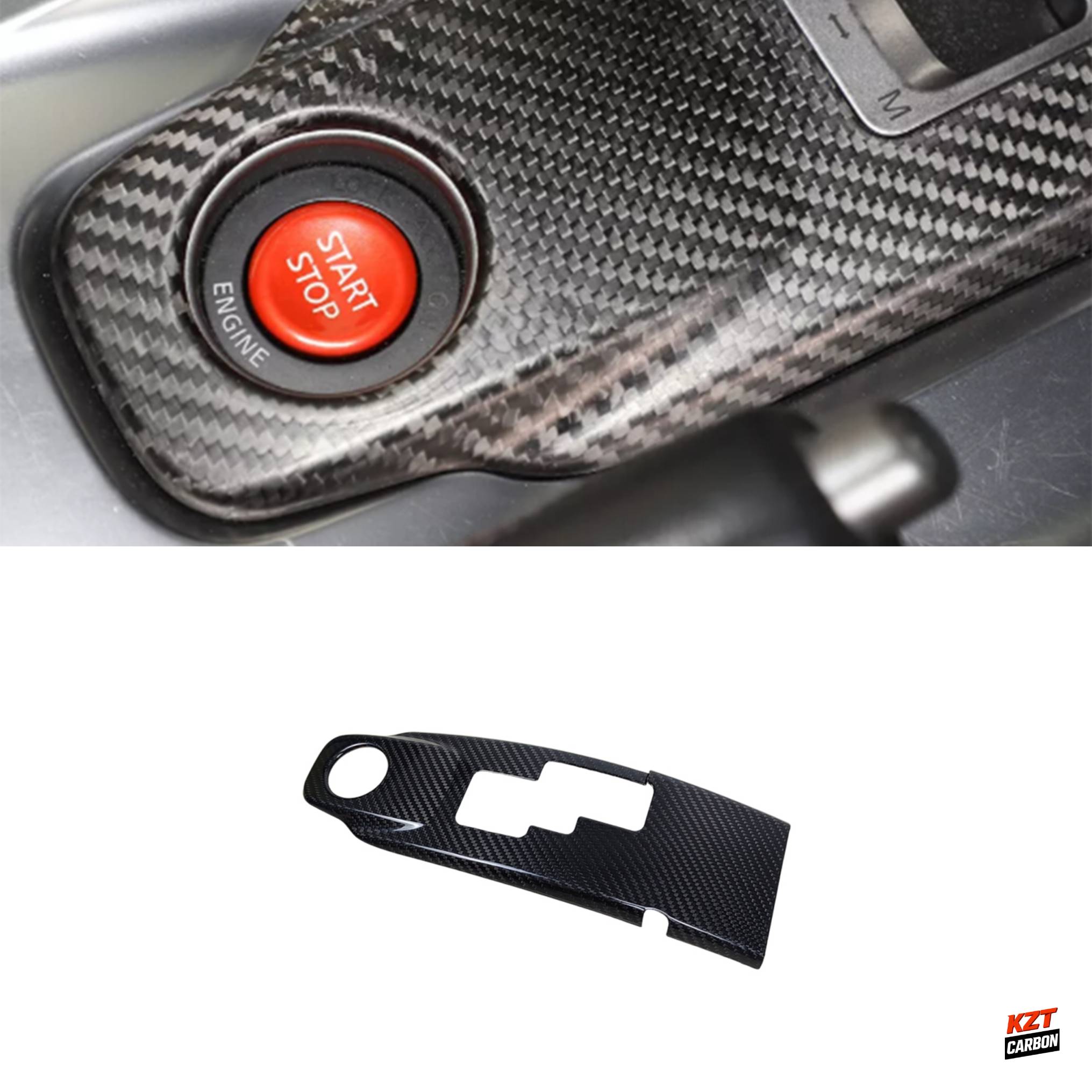 For 2008-2016 Nissan GTR R35 OE Style Interior Console Gear Cover Surround Trim