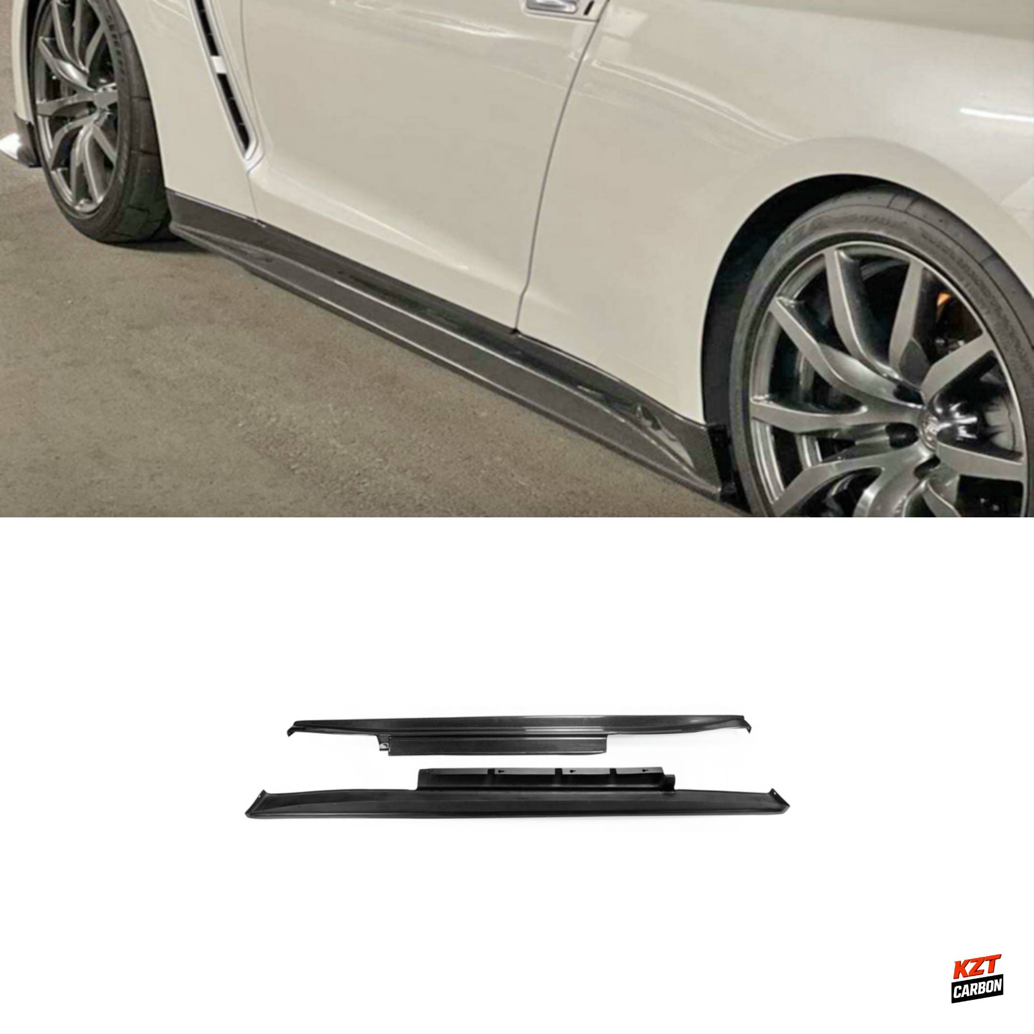 For R35 GTR ZL StyleSide Skirt