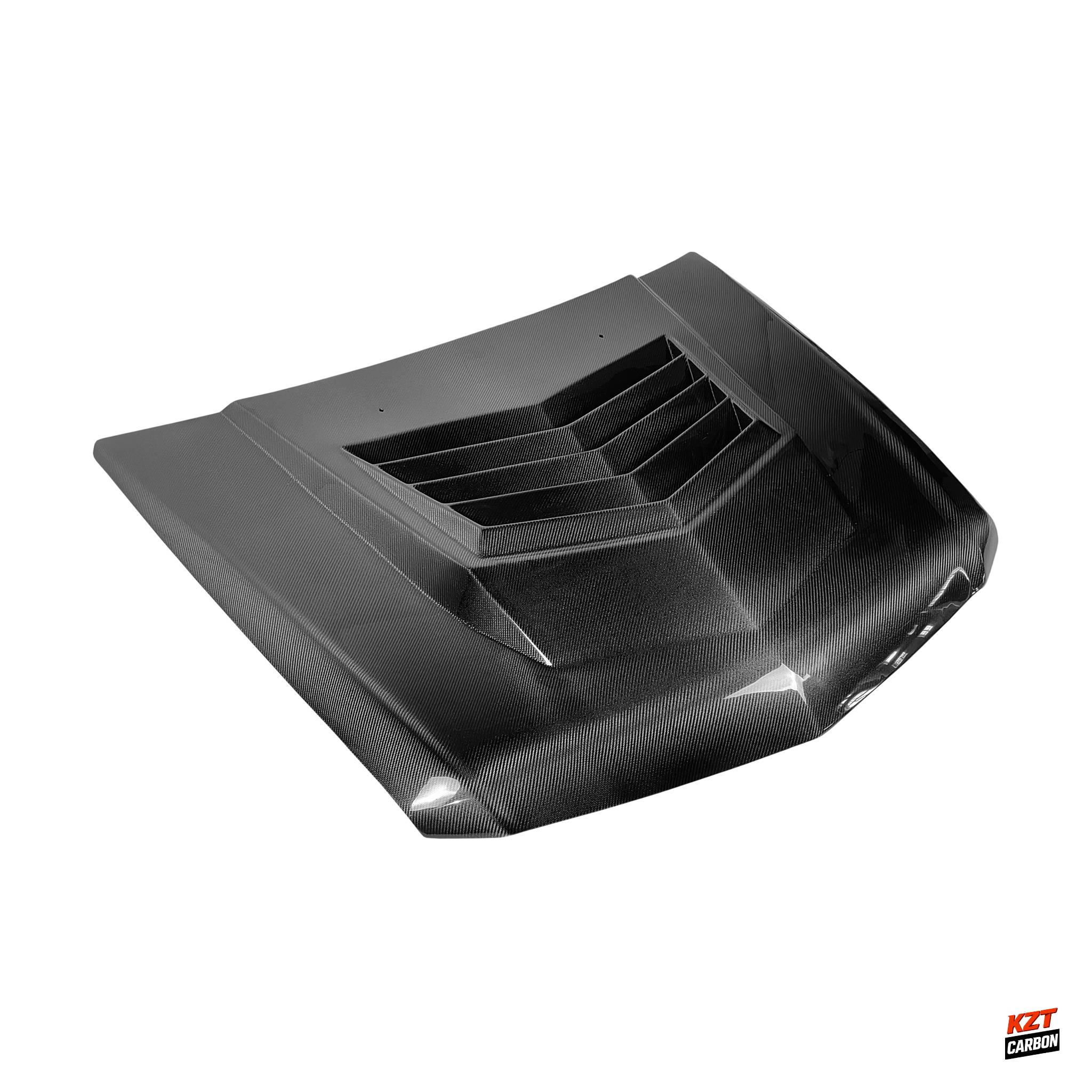 For Caddilac CTS 08-13 Coupe & Sedan Carbon STA Style Front Vented Cooling Hood