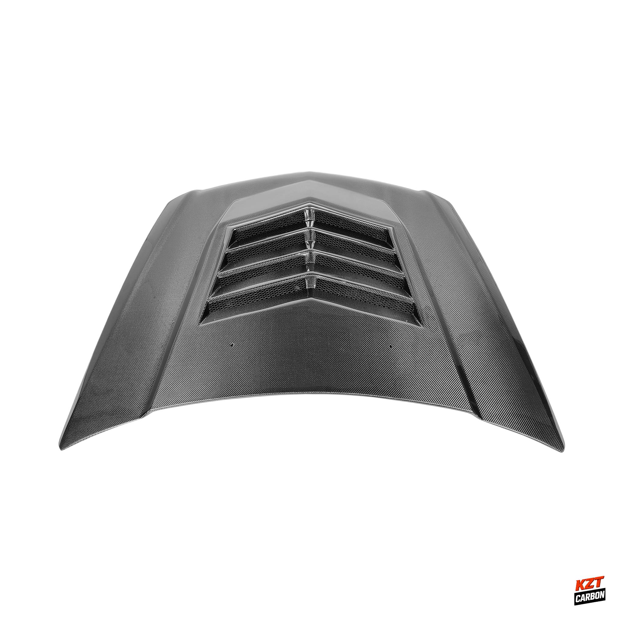 For Caddilac CTS 08-13 Coupe & Sedan Carbon STA Style Front Vented Cooling Hood