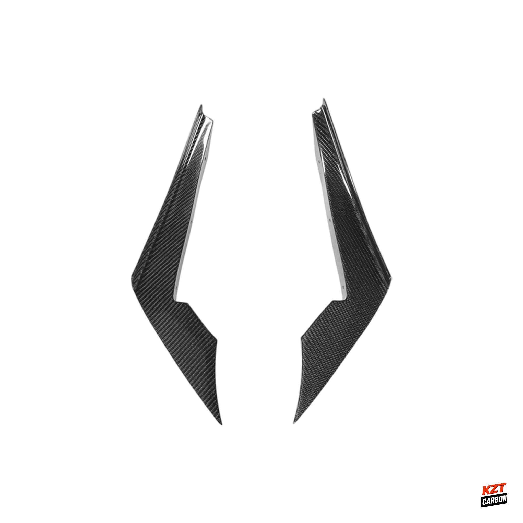 For Toyota 23-25 GR Corolla Carbon EPA Style Front Bumper Side Canard Splitters