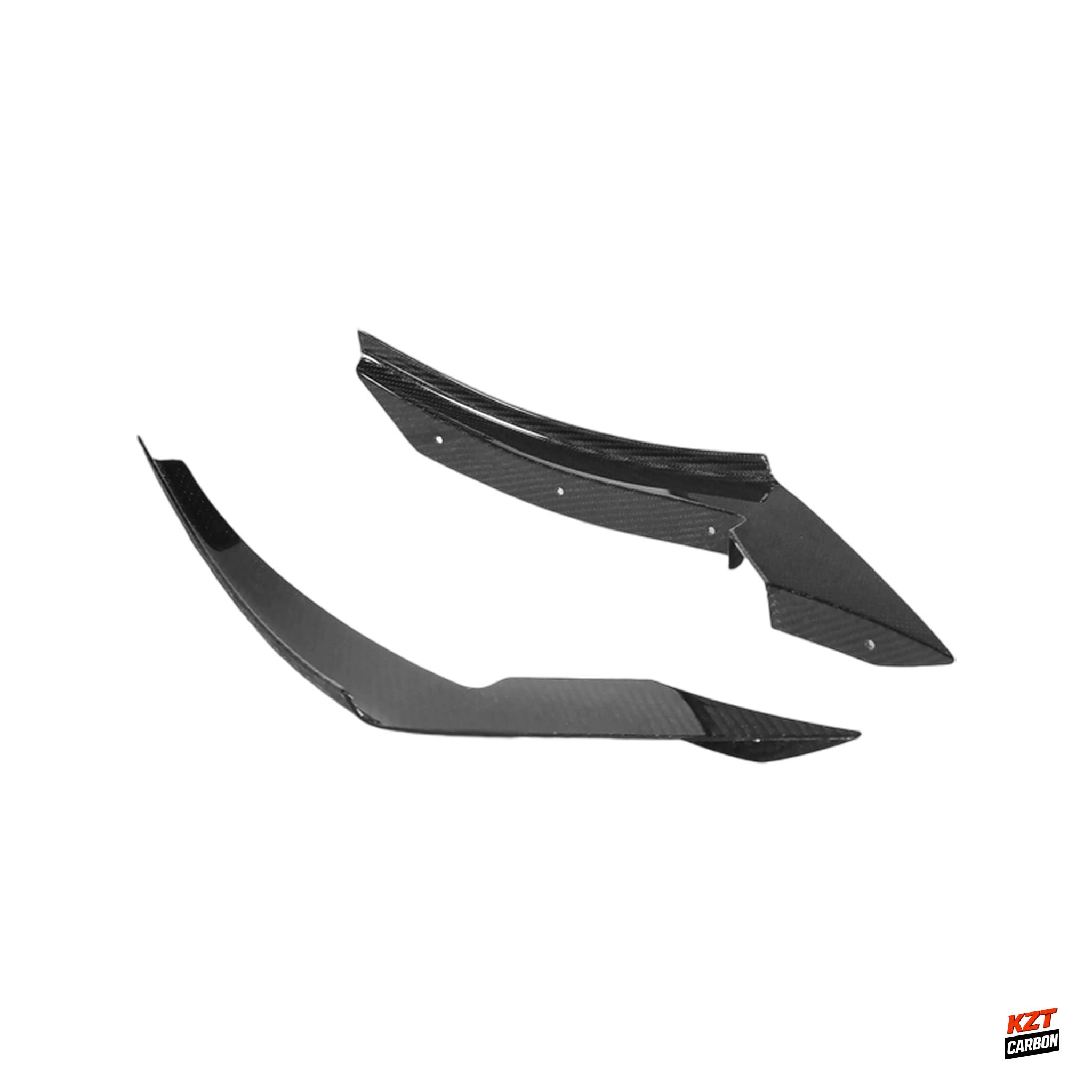 For Toyota 23-25 GR Corolla Carbon EPA Style Front Bumper Side Canard Splitters