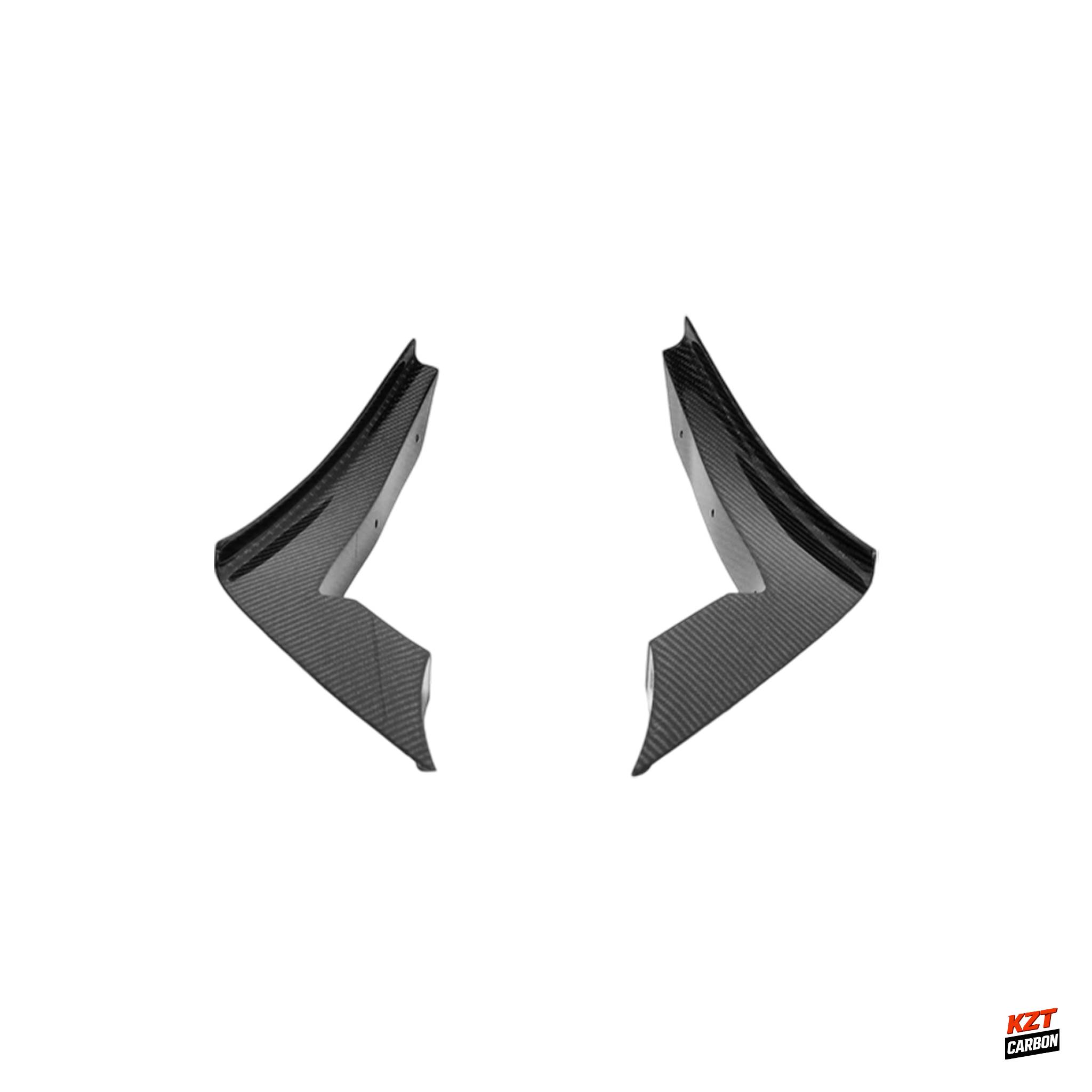 For Toyota 23-25 GR Corolla Carbon EPA Style Front Bumper Side Canard Splitters