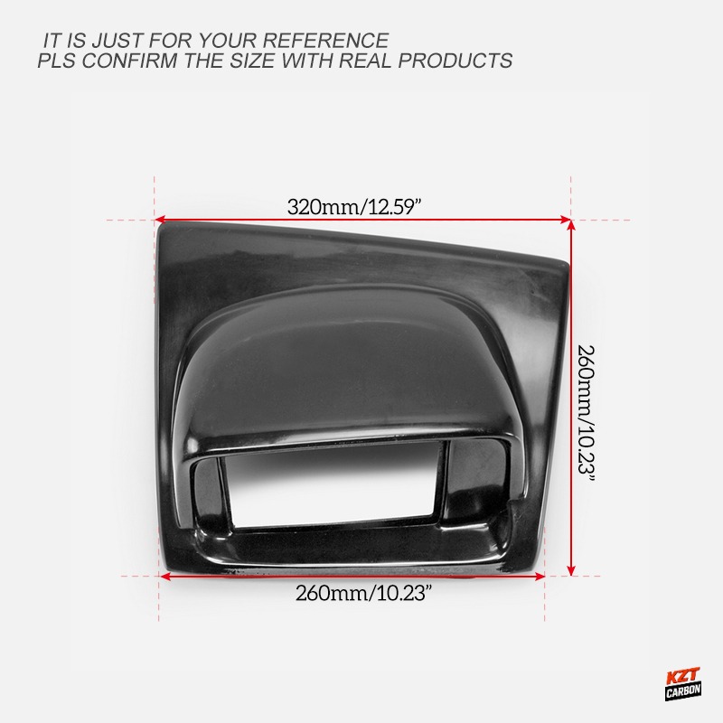 For Nissan Skyline R34 GTR GTT (7in only) MFD Cover Fiberglass Unpaint Multi Function Devise