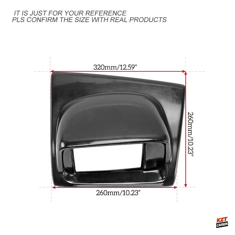 For Nissan Skyline R34 GTR GTT (7in only) MFD Cover Fiberglass Unpaint Multi Function Devise