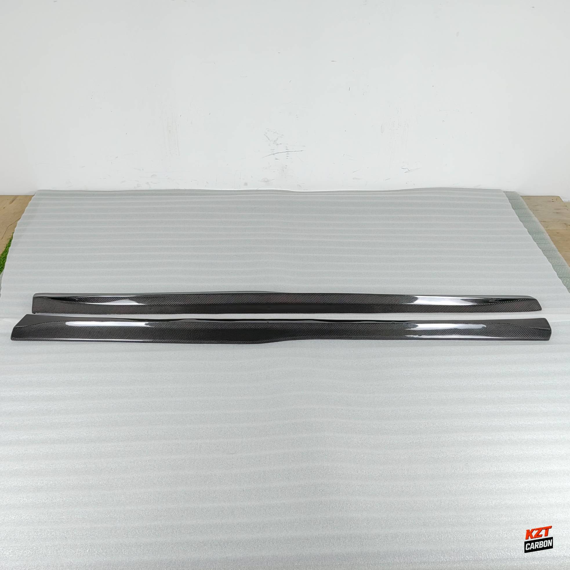 For BMW M3 F80 M4 F82 F83 14-20 Carbon PSM Style Side Skirts Extensions Pair