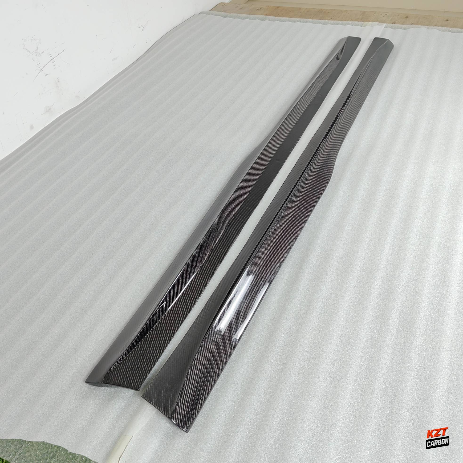 For BMW M3 F80 M4 F82 F83 14-20 Carbon PSM Style Side Skirts Extensions Pair