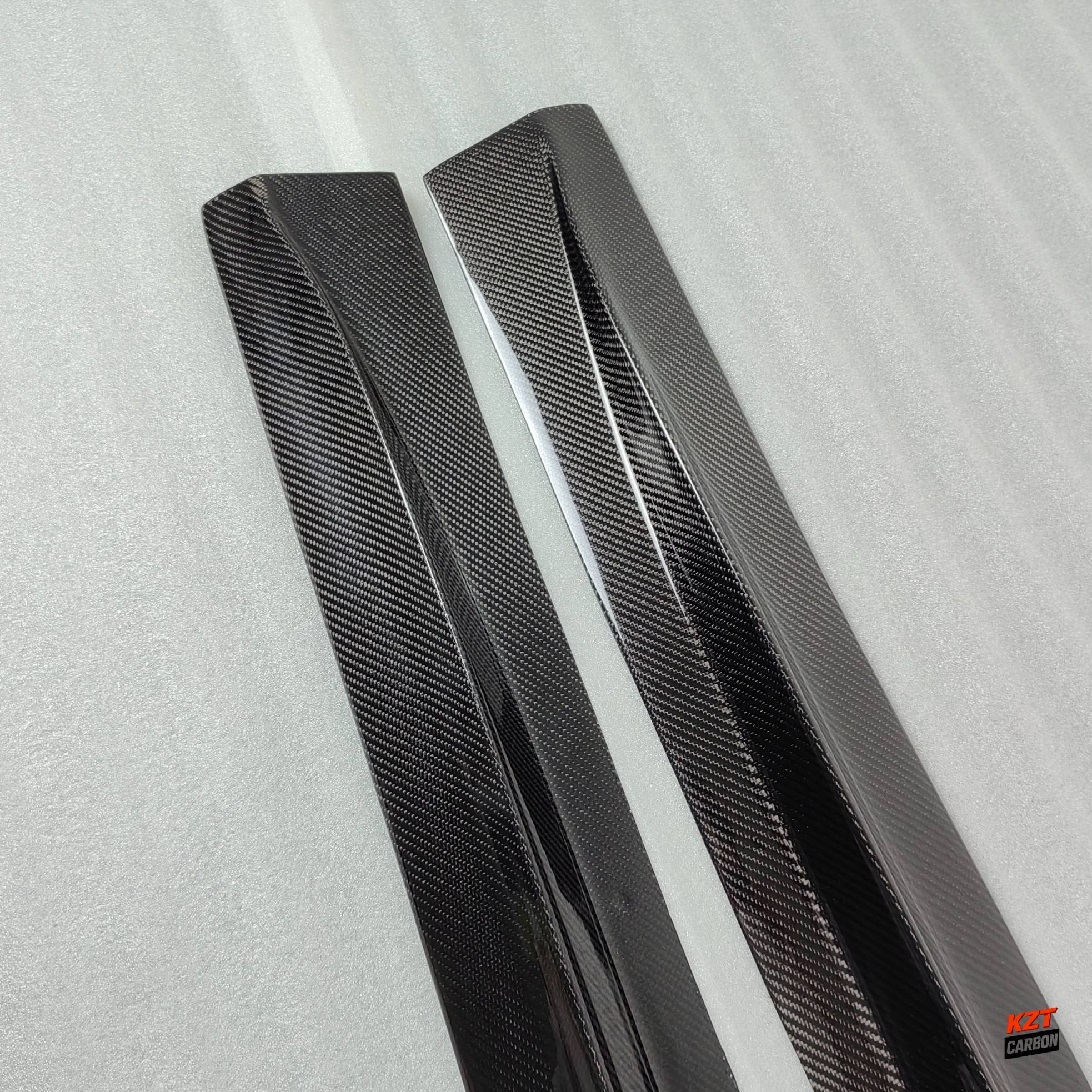 For BMW M3 F80 M4 F82 F83 14-20 Carbon PSM Style Side Skirts Extensions Pair